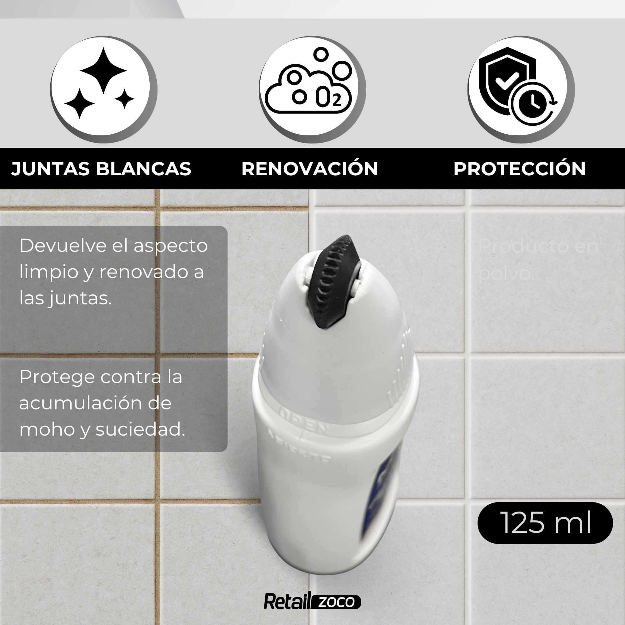 Coloreante juntas blanco 125 ml - imagen 4