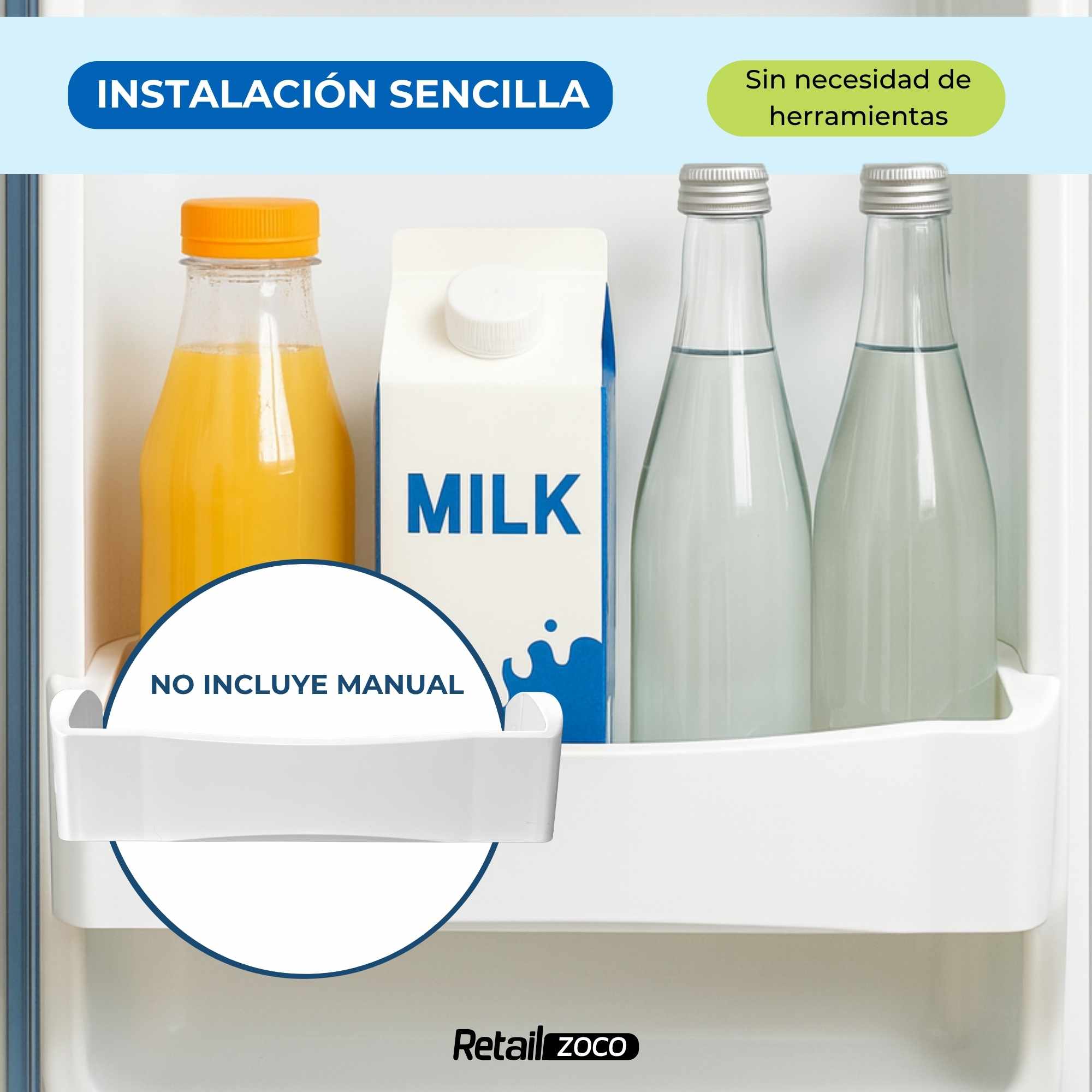 Estante Botellero Frigorífico compatible con Fagor código original AS0016135 - imagen 5