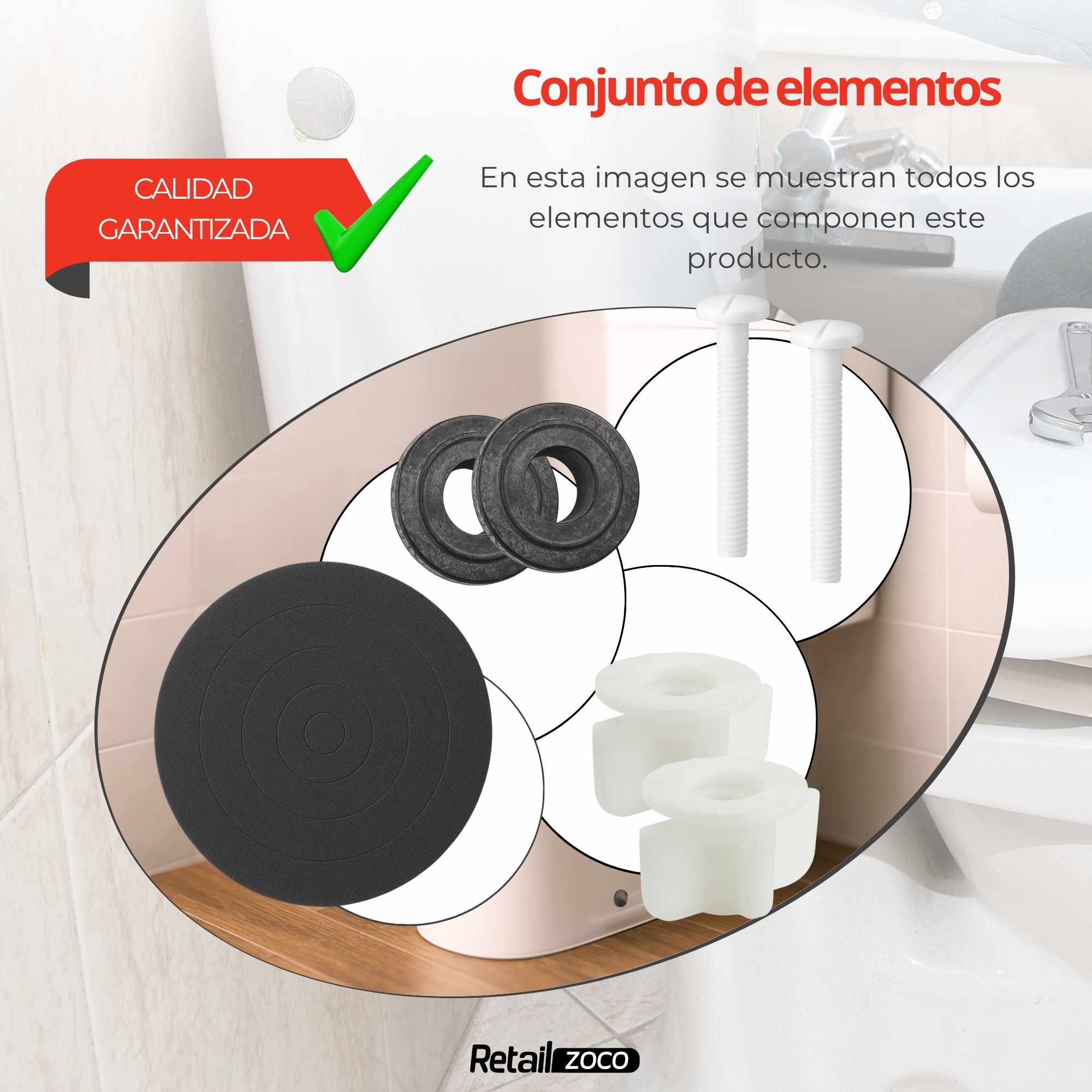Kit fijación Juntas para cisterna con tornillos - imagen 5