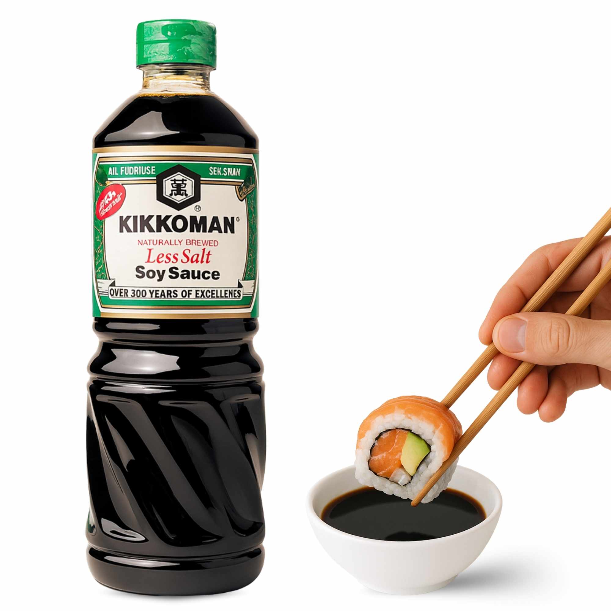 Salsa de Soja baja en sal Kikkoman 975 ml - imagen 1