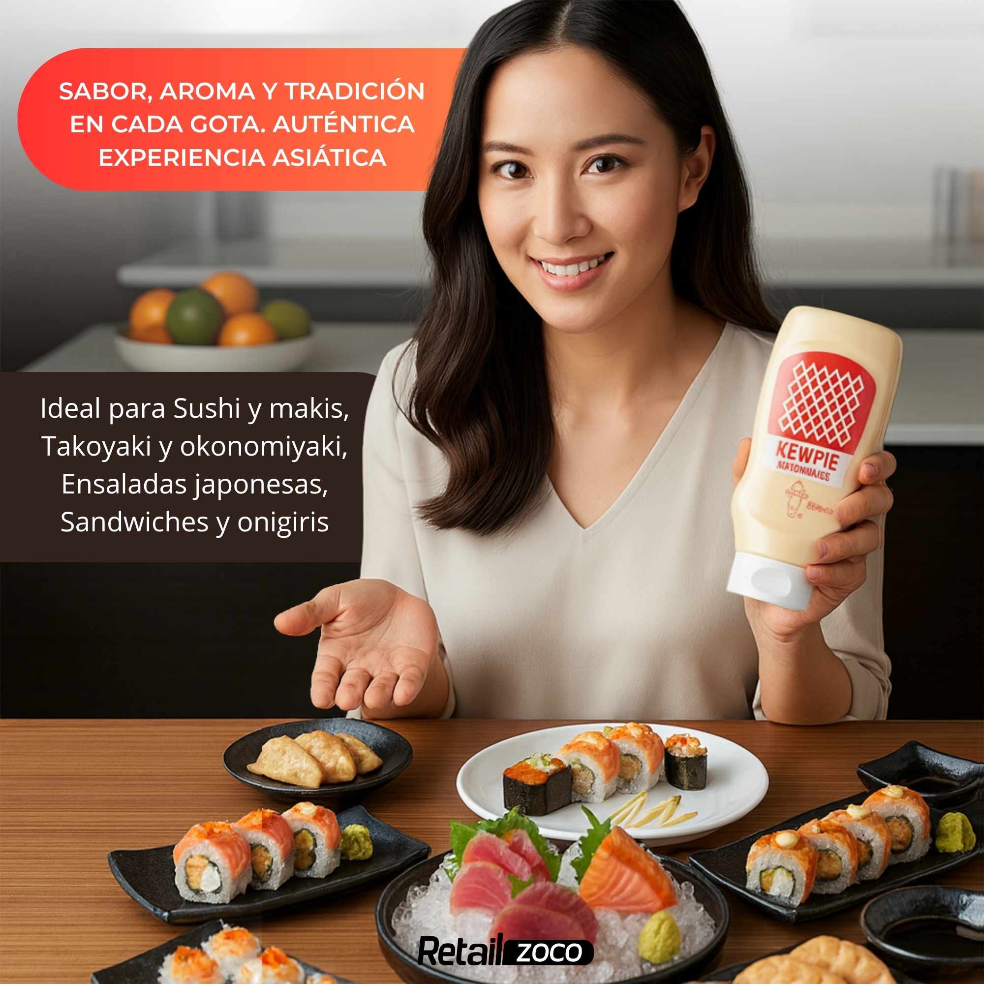 Mayonesa Japonesa KEWPIE 500ml sin gluten. - imagen 4