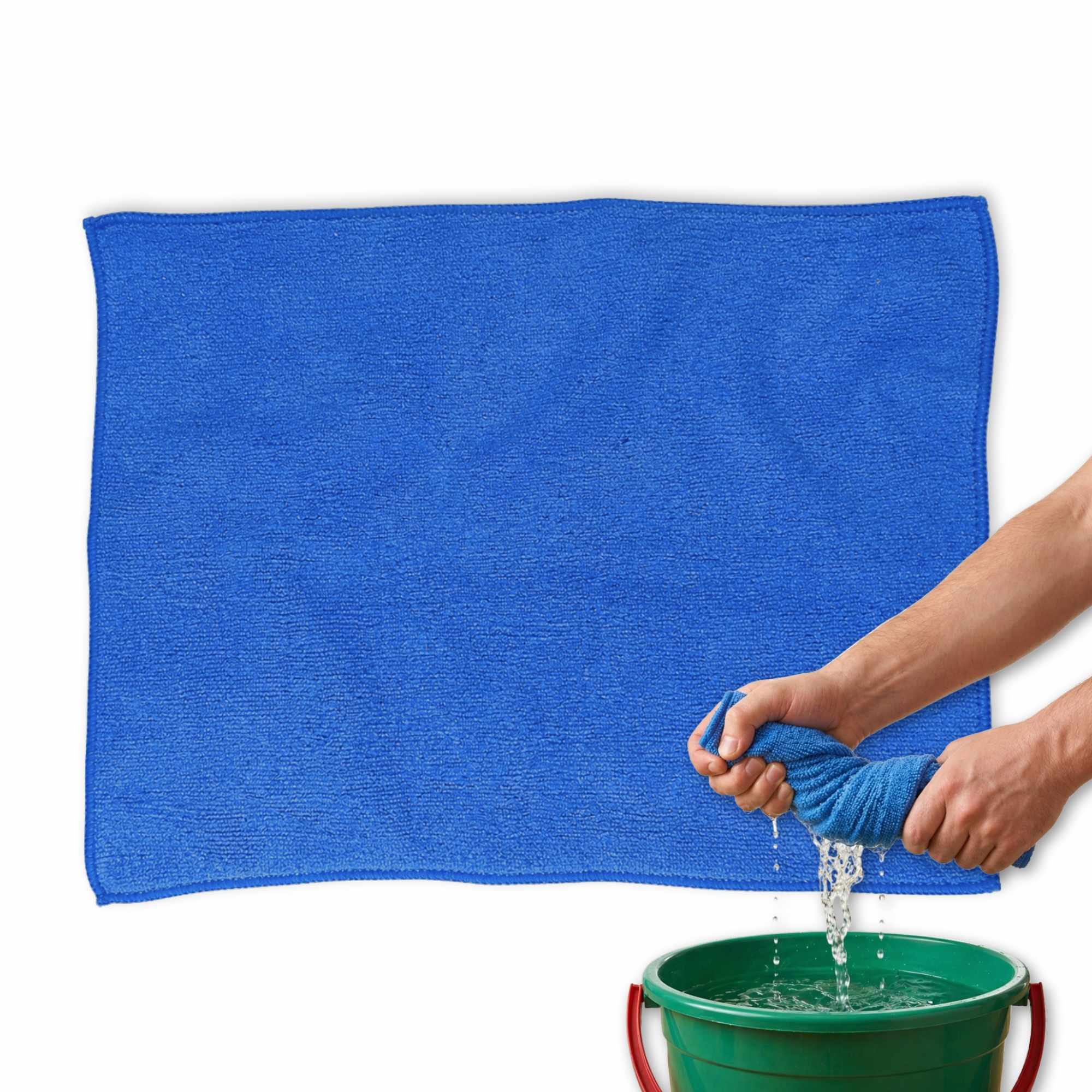 Paño De Microfibra 30x40 Cm Azul