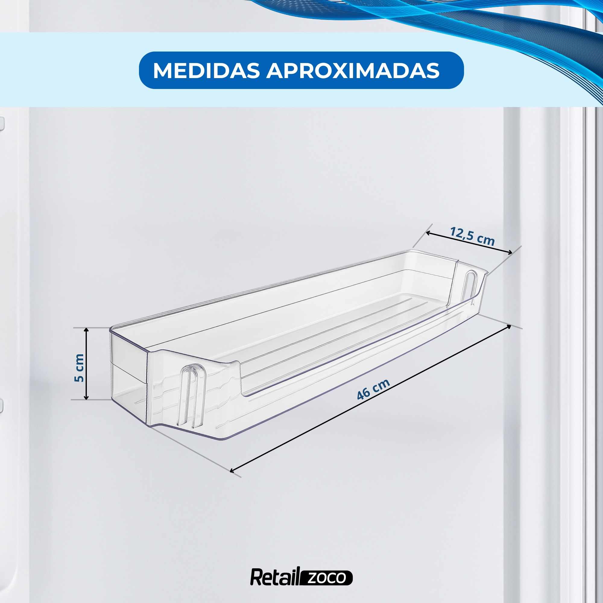 Estante Botellero Frigorífico compatible con Balay código original 11013414 - imagen 4