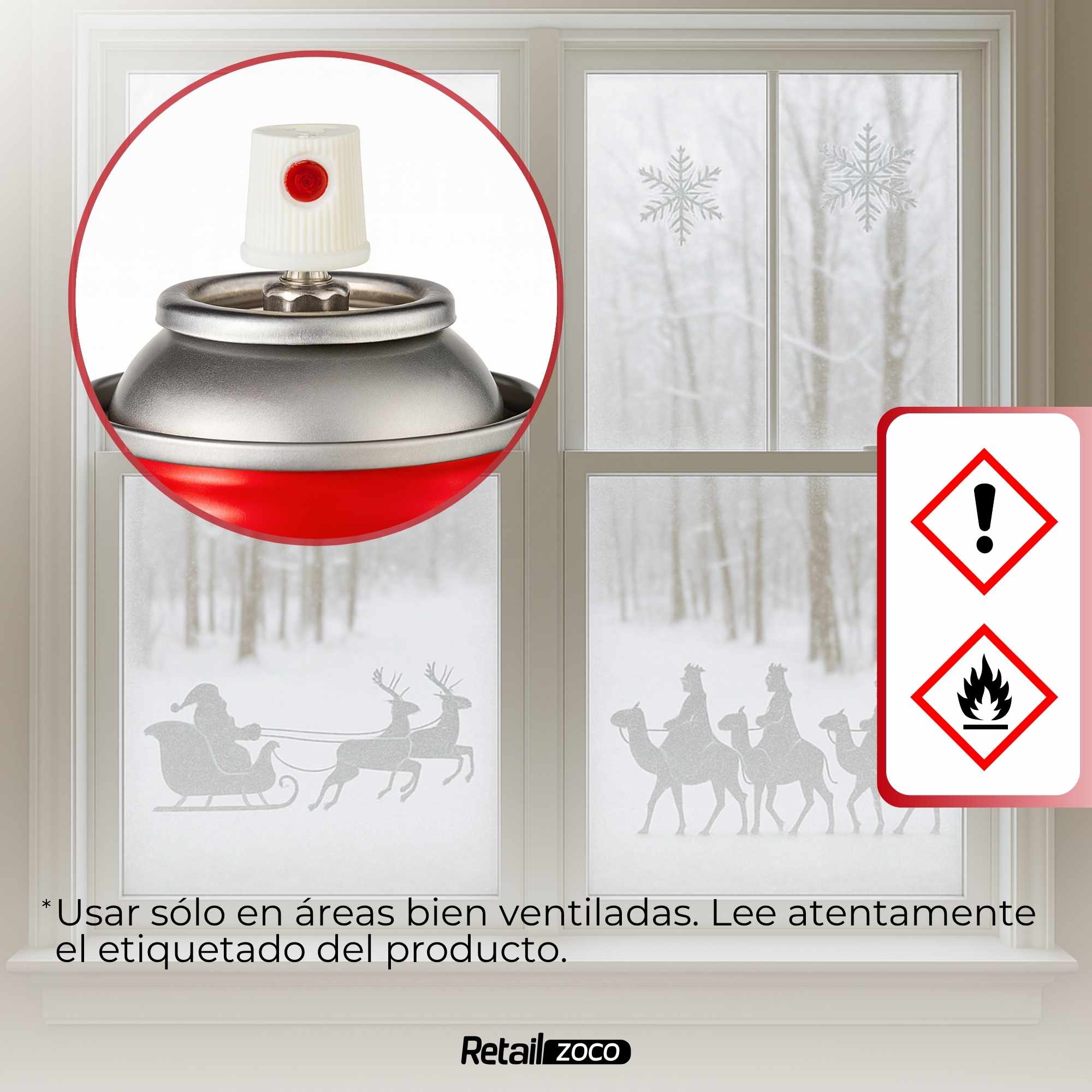 Spray Espuma Nieve Artificial 250 ml - imagen 6