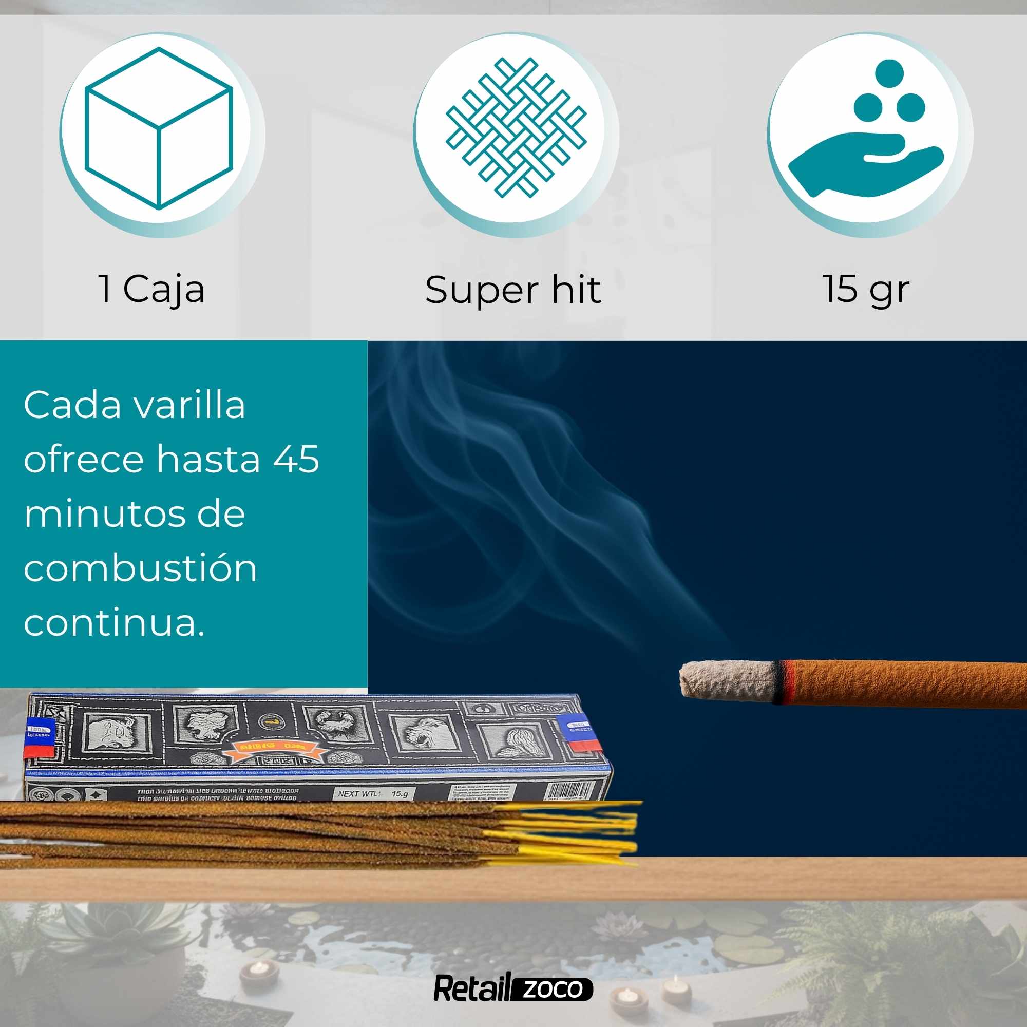 Incienso Super Hit Varillas 15 gr - imagen 5