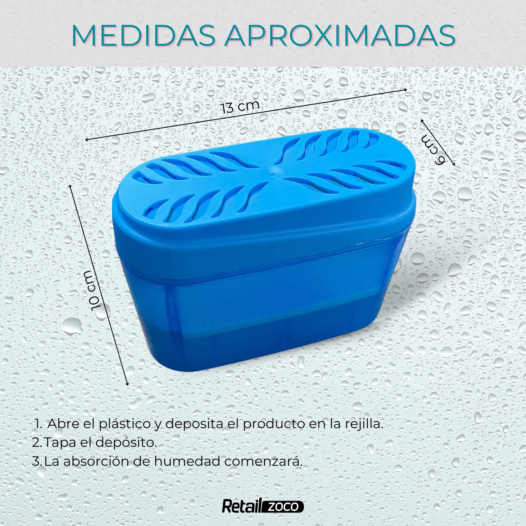 Deshumidificador Absorbe humedad 40 gr - imagen 6