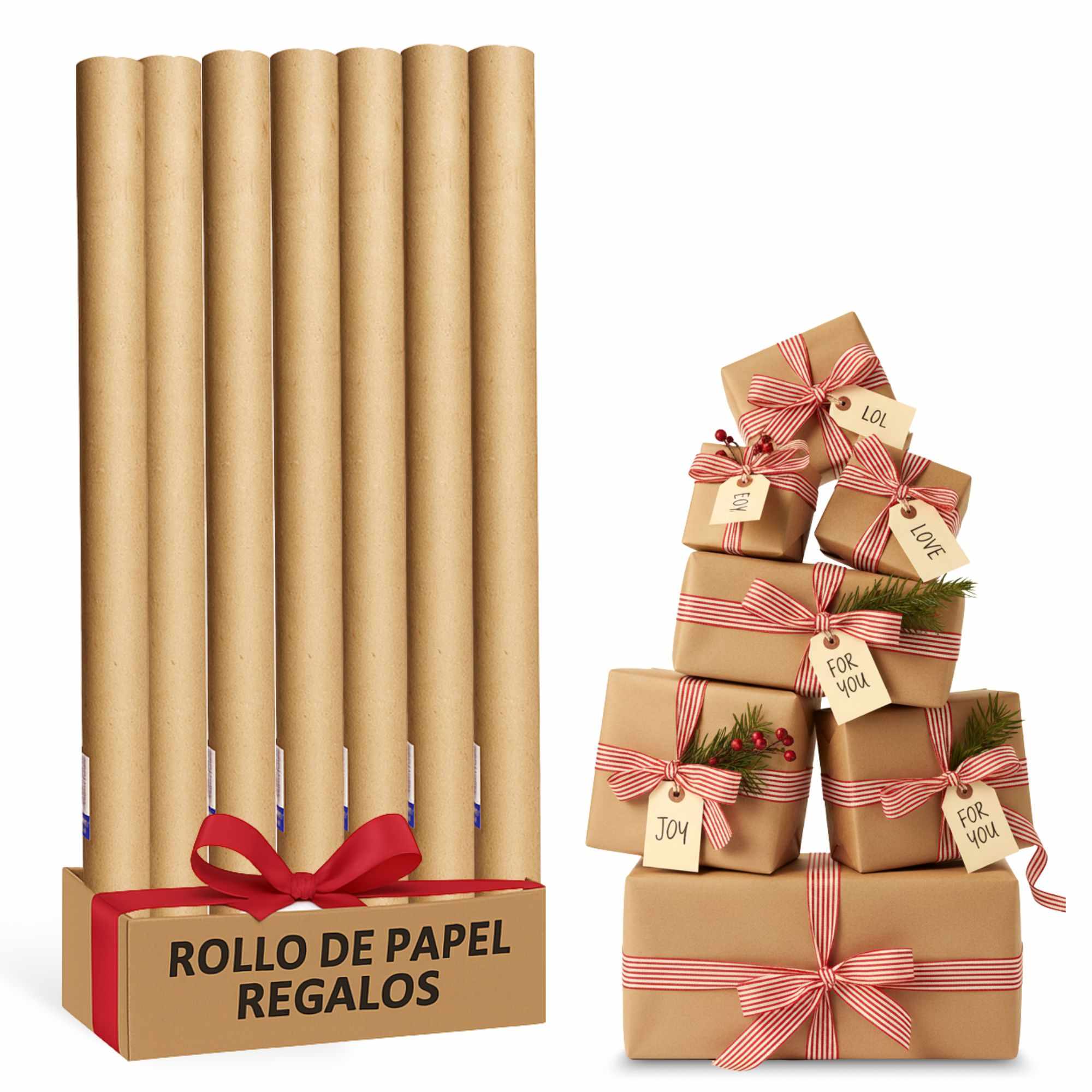 Rollo de papel Kraft 70 cm x 2 Metros