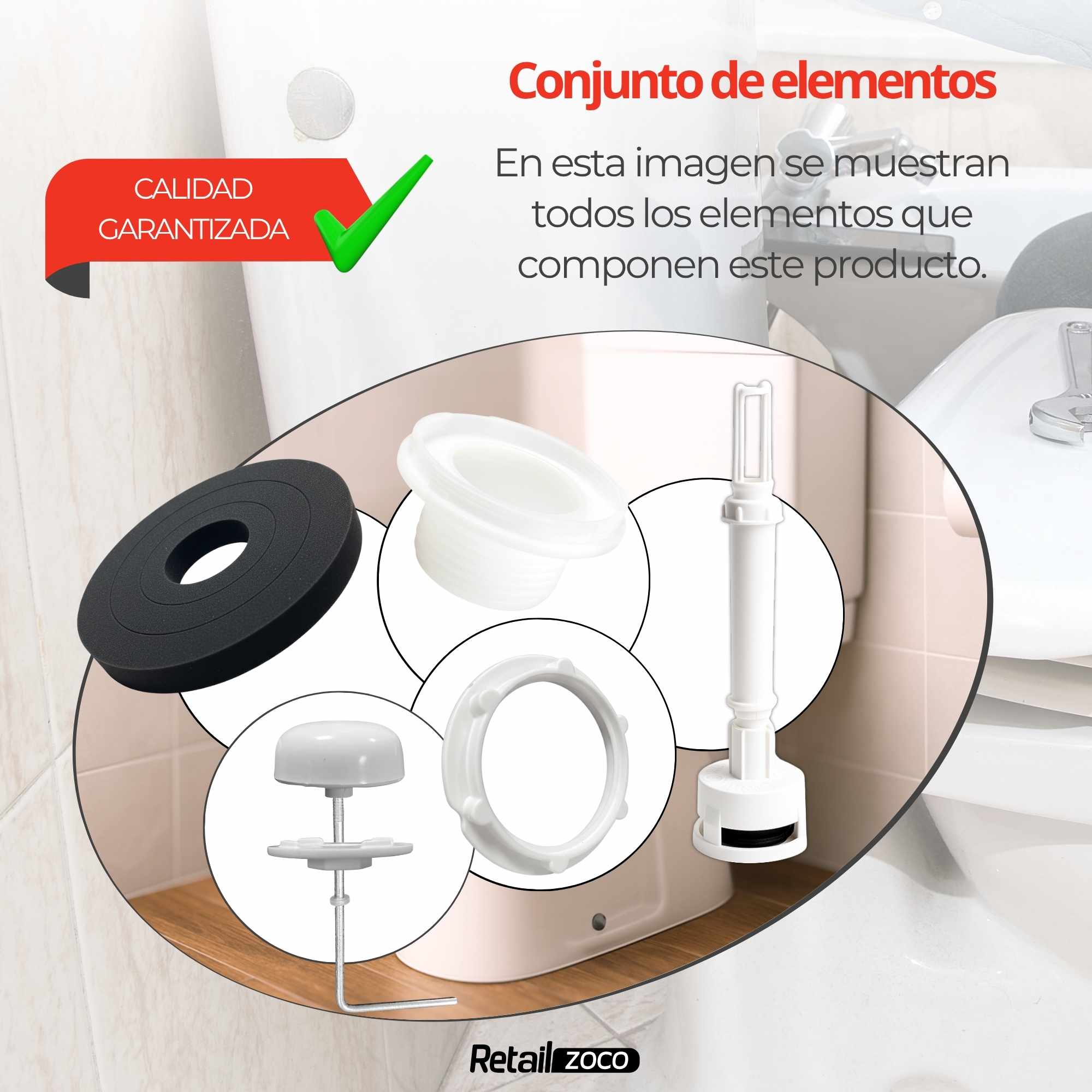 Descargador de WC con tirador universal - imagen 5