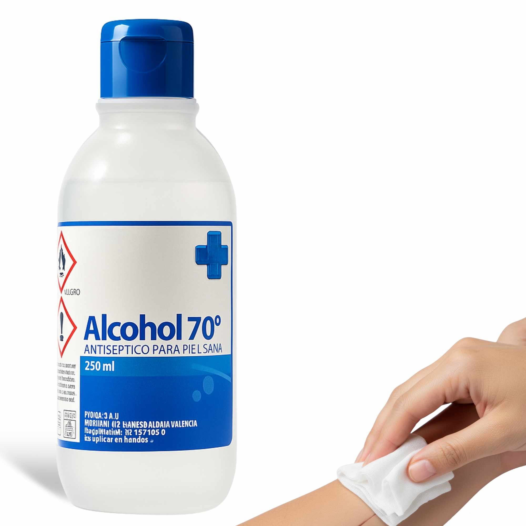 Alcohol Antiseptico 70º formato 250 ml - imagen 1