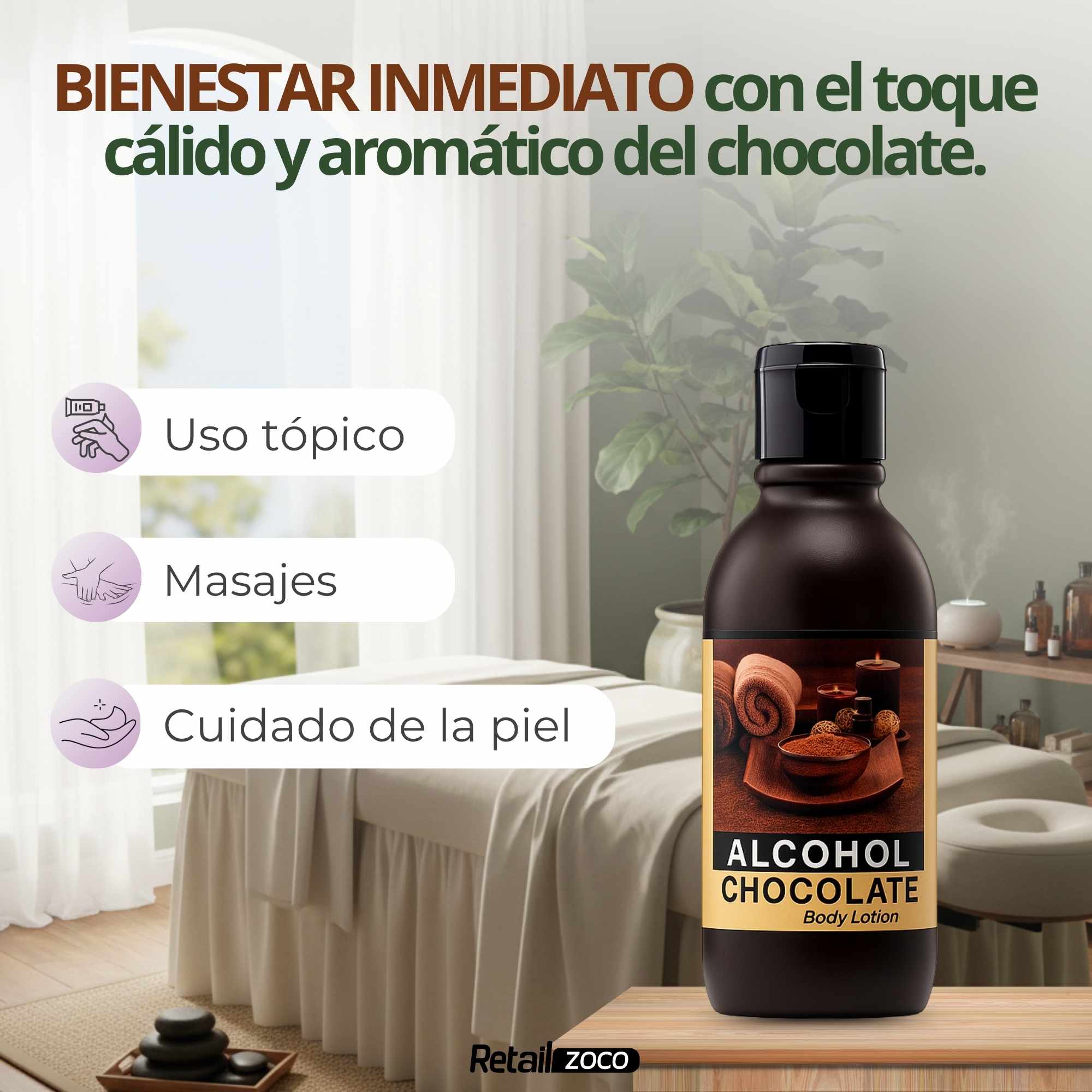 Alcohol de Chocolate 250ml - imagen 3