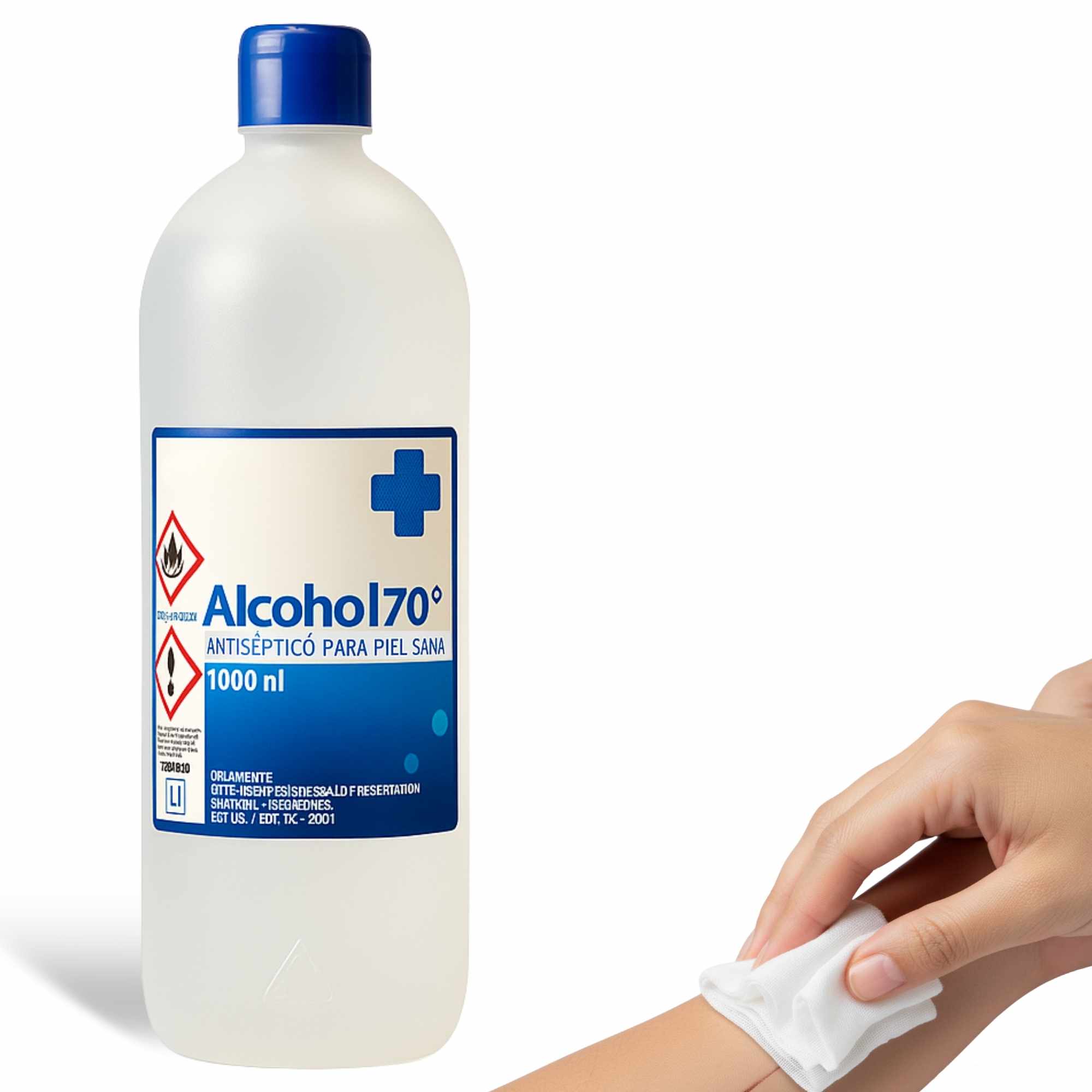 Alcohol Antiseptico 70º formato 1000 ml - imagen 1