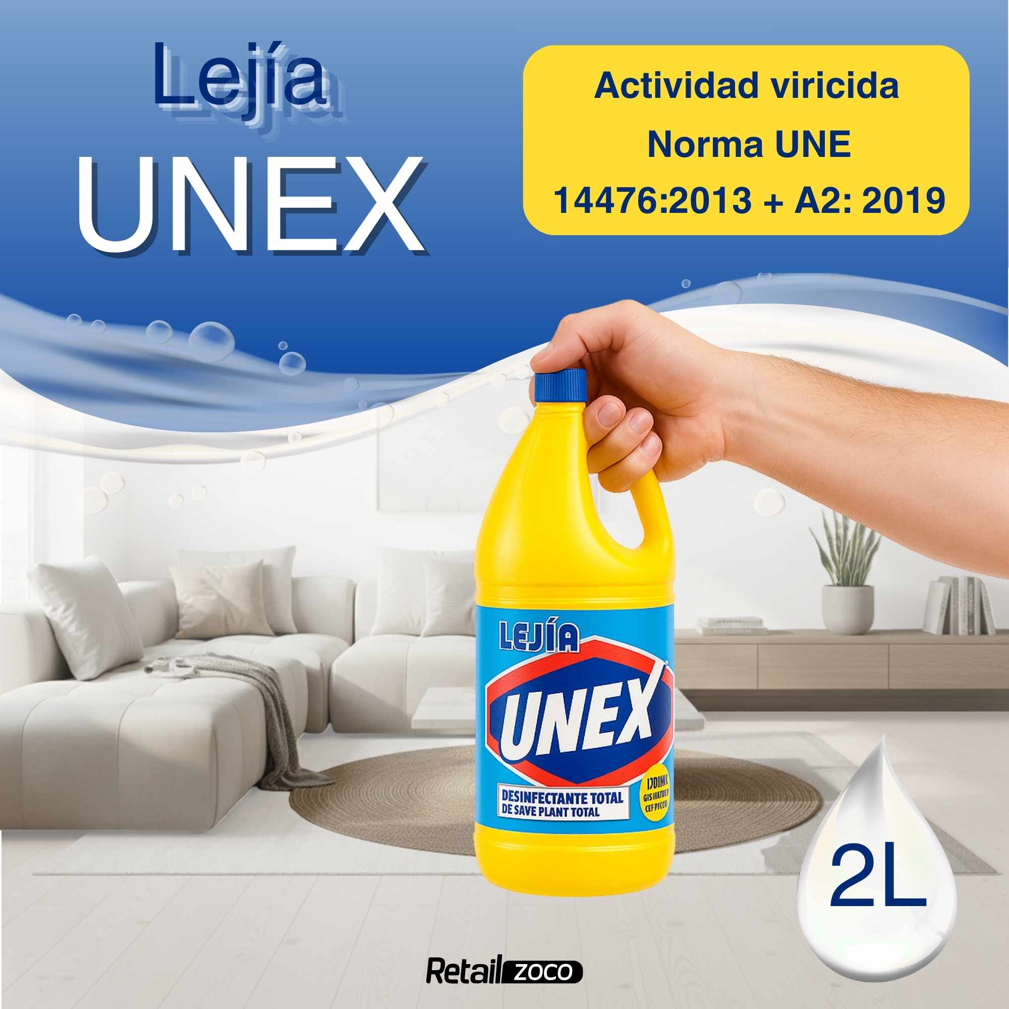 Lejia Normal 2 Litros - imagen 2