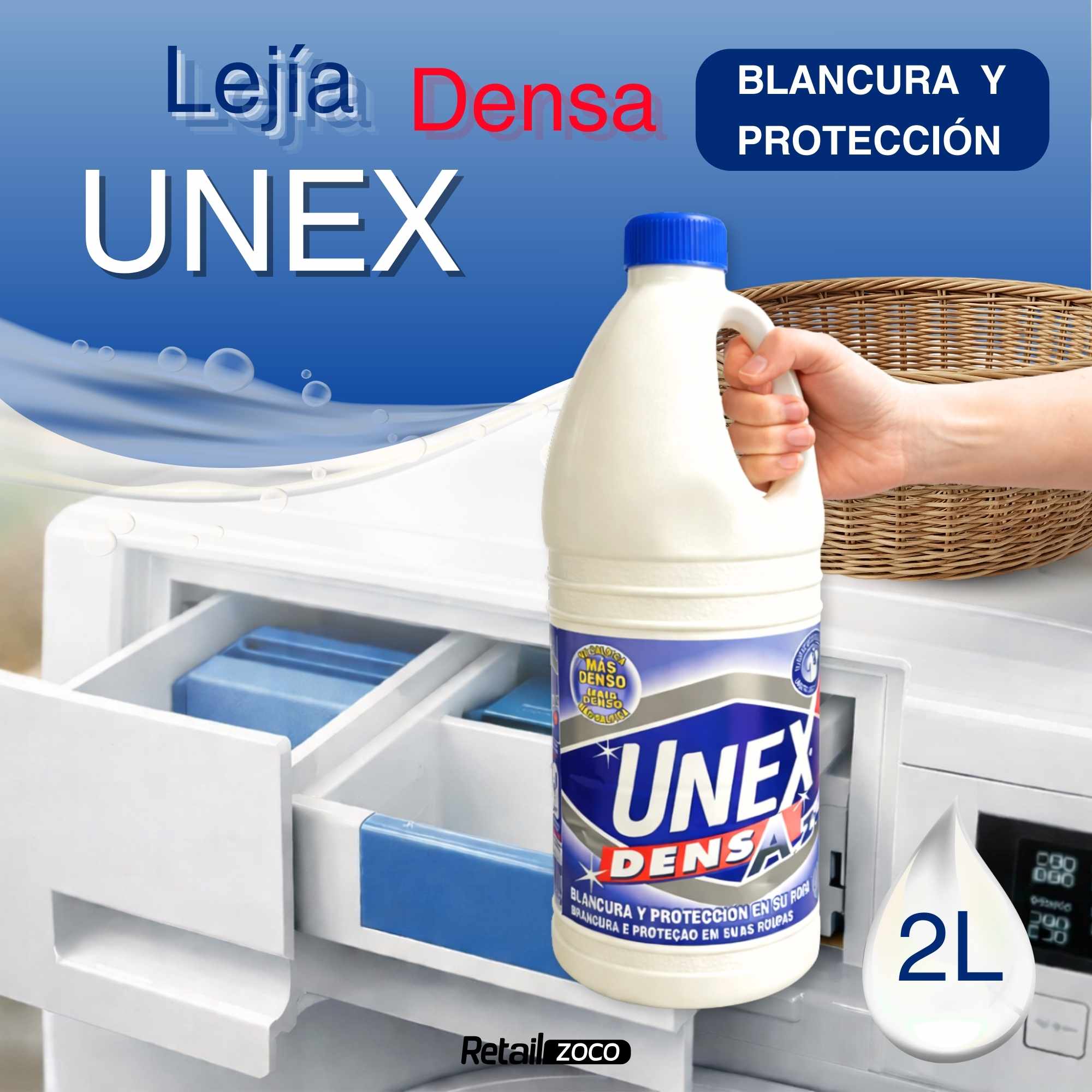 Lejia Densa Azul 2 Litros - imagen 2