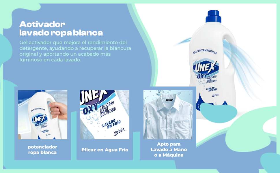 Banner - Activador Lavado Ropa Blanca 2 Litros