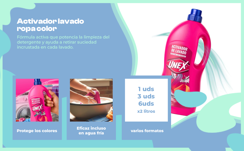 Banner - Activador Lavado Ropa Color 2 Litros