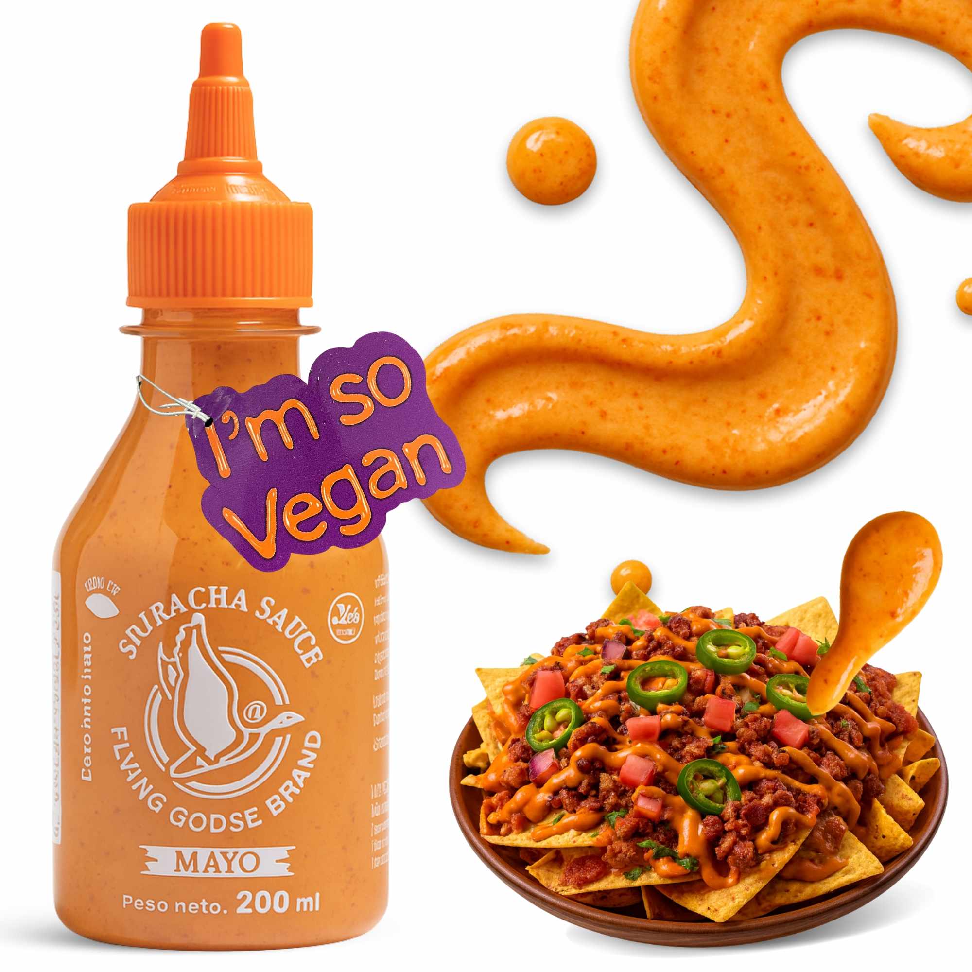 Salsa Sriracha Mayo Flying Goose 200 ml