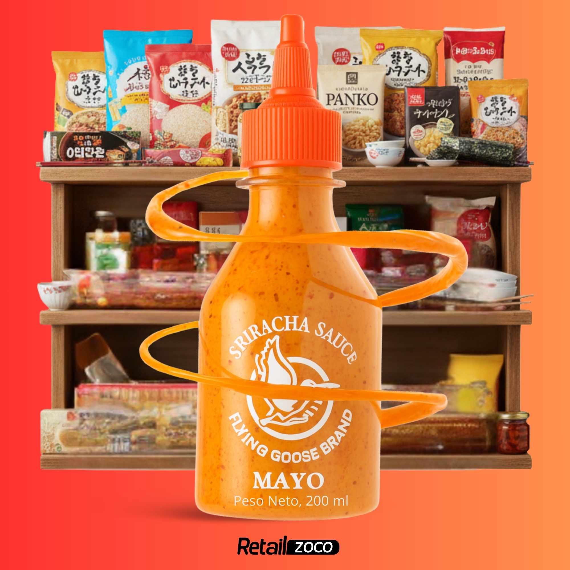 Salsa Sriracha Mayo Flying Goose 200 ml - imagen 6