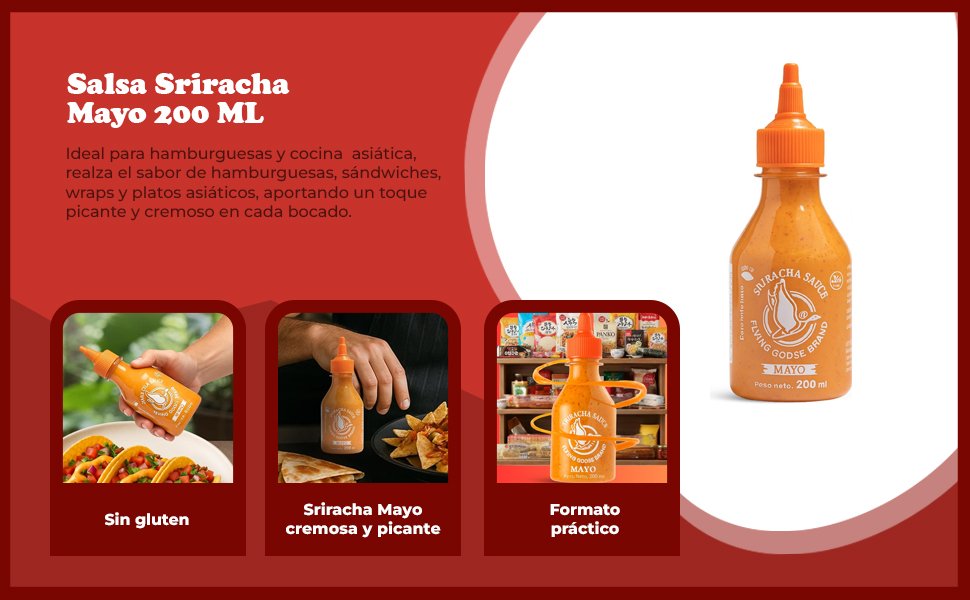 Banner - Salsa Sriracha Mayo Flying Goose 200 ml