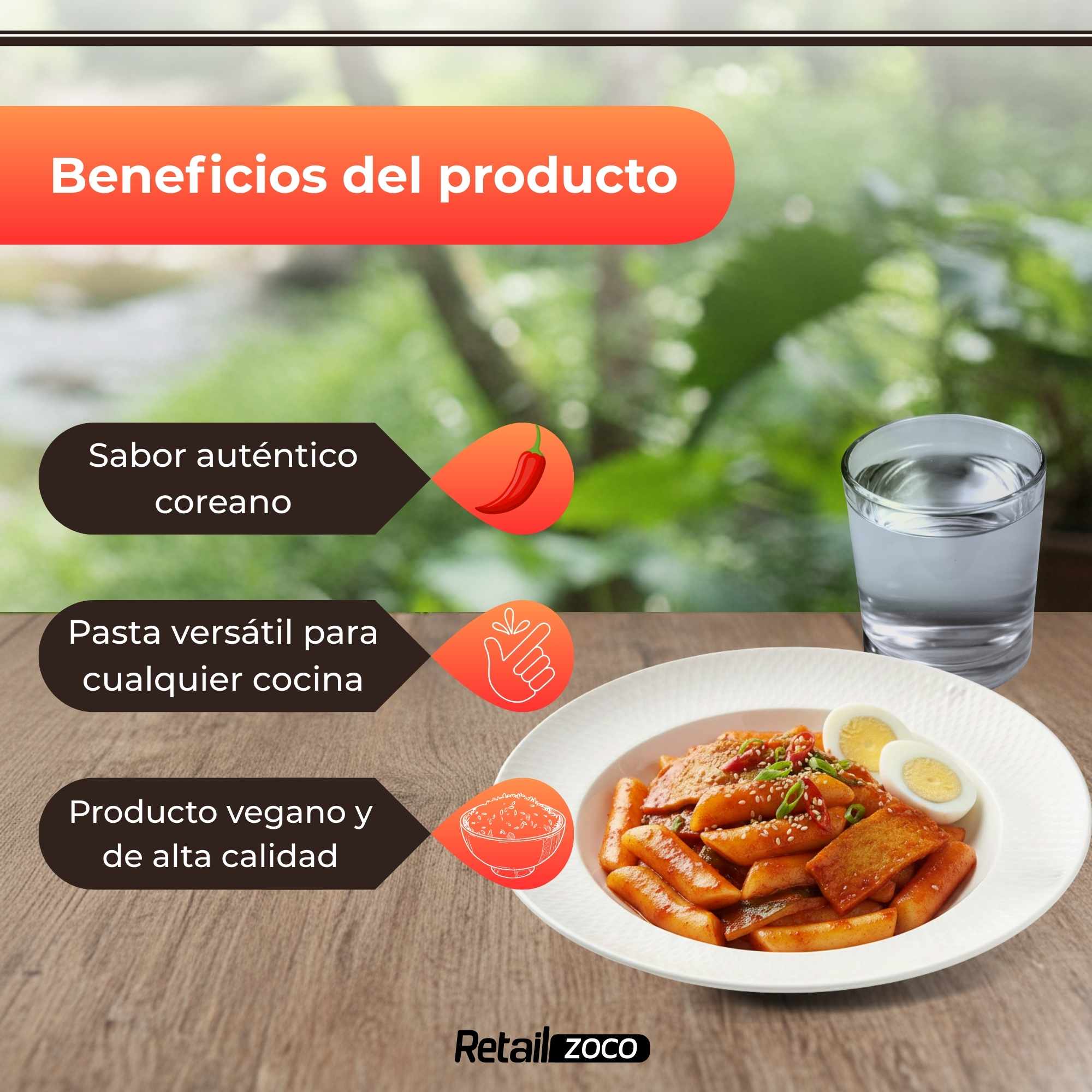 Pasta de chile Gochujang Coreana Vegana 1000 g - imagen 3