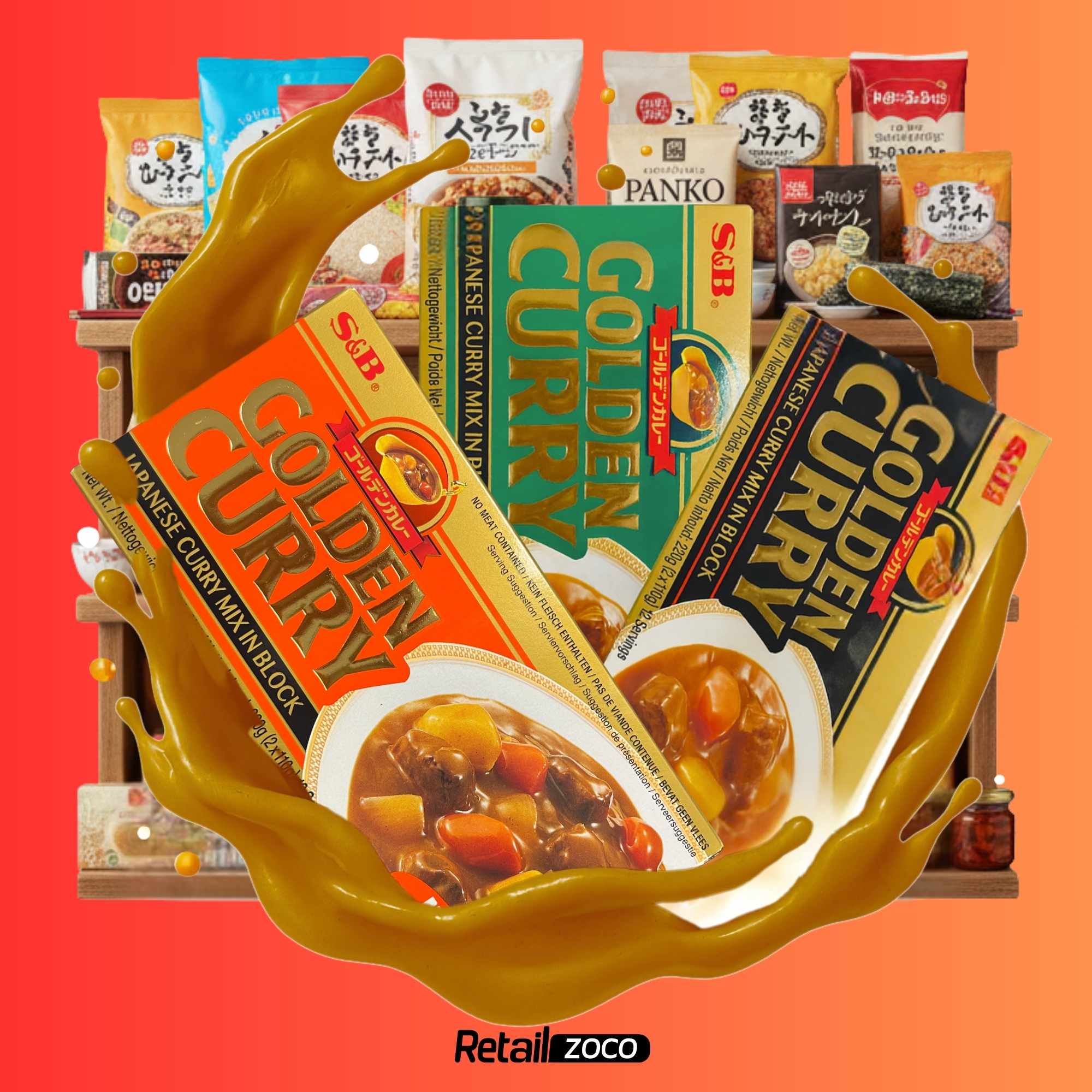 Curry Japonés con 35 Especias Golden Curry 12 raciones Medio Picante - imagen 5