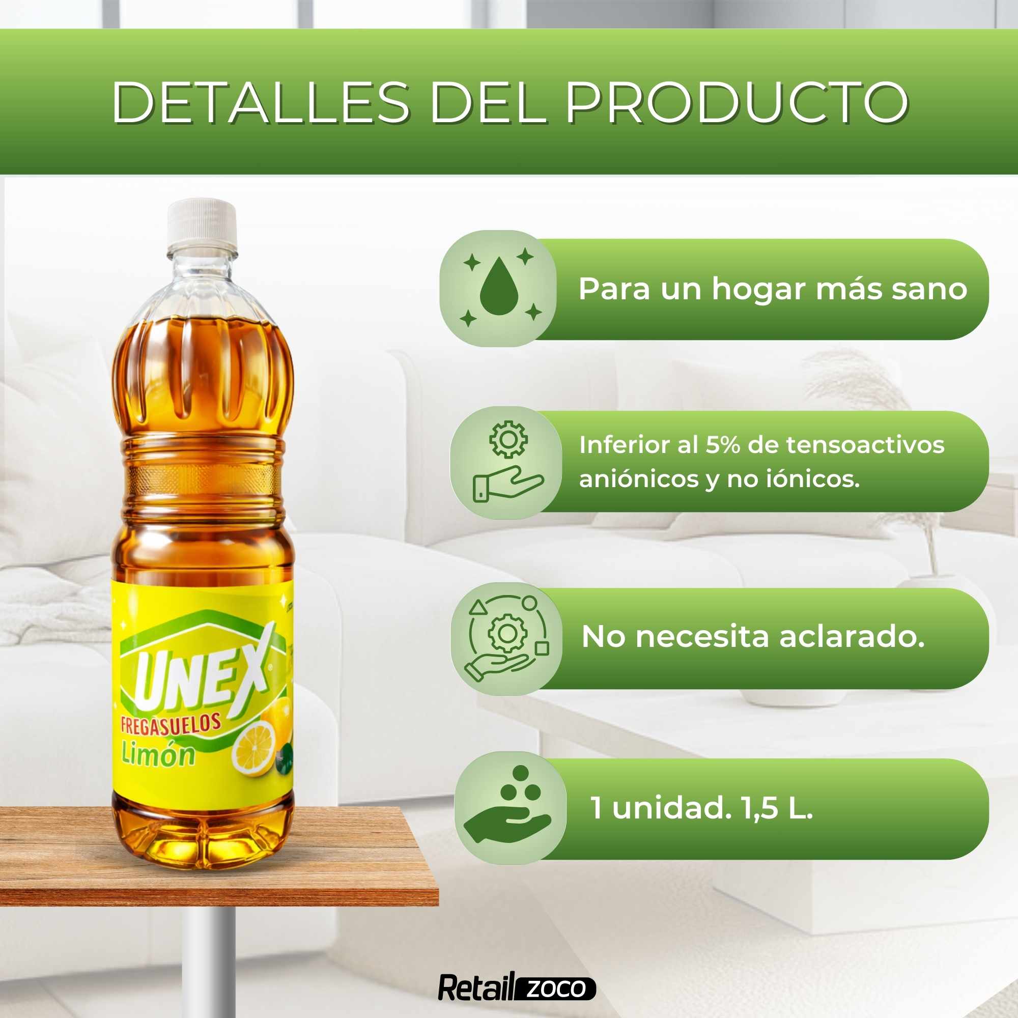 Friegasuelos Limón 1.5 Litros - imagen 3