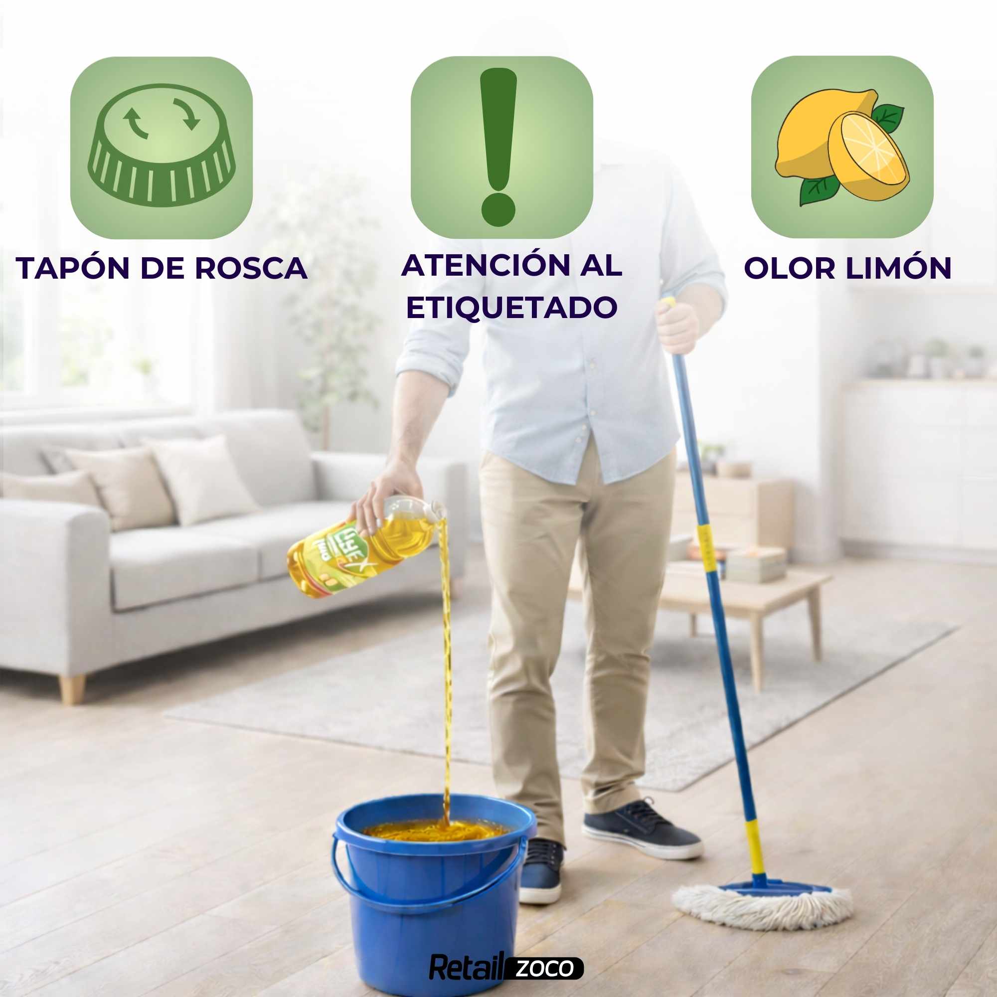 Friegasuelos Limón 1.5 Litros - imagen 5