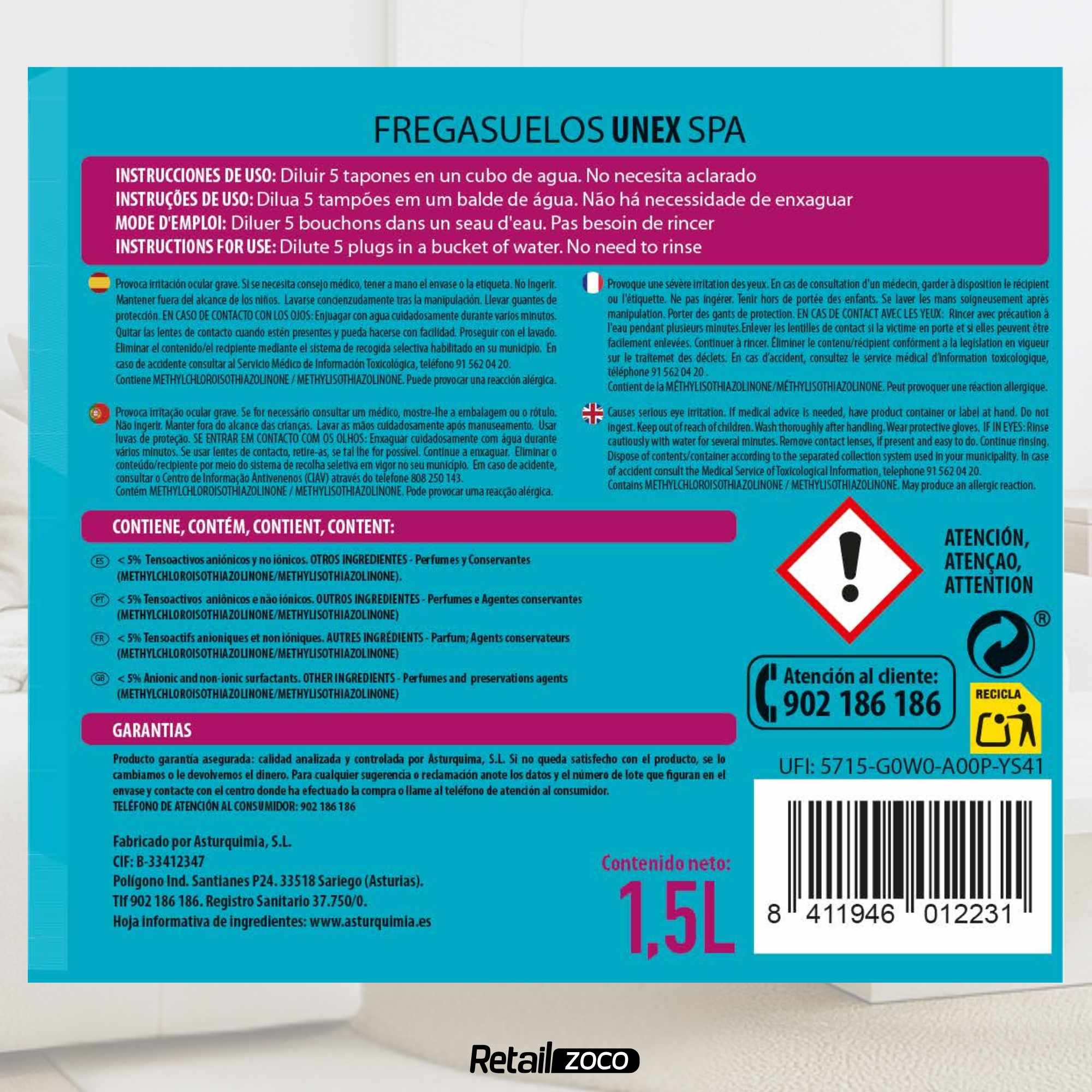 Friegasuelos SPA 1.5 Litros - imagen 6