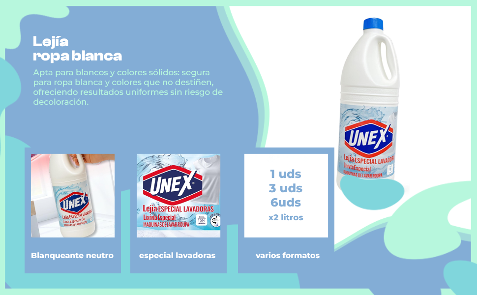 Banner - Lejia Ropa Blanca lavadora 2 Litros