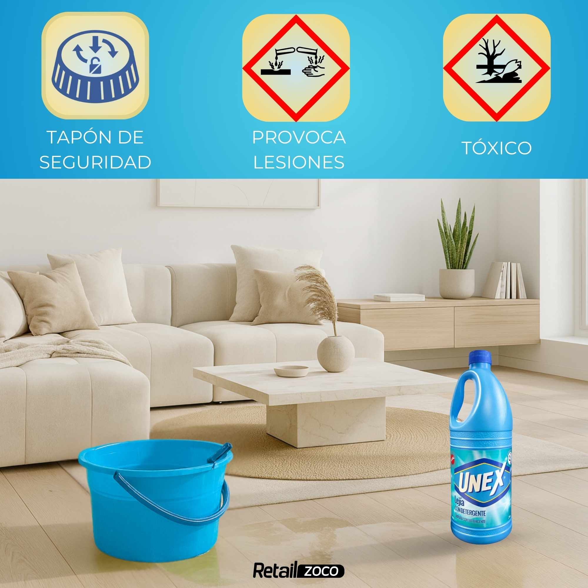 Lejia con detergente 2 Litros - imagen 5