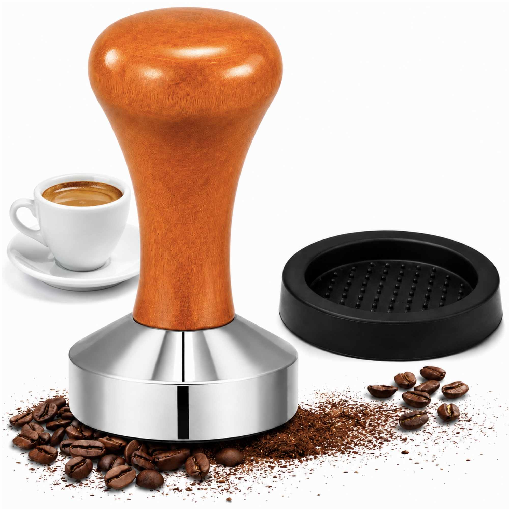 Prensador de café 51 mm Tamper de Acero Inoxidable