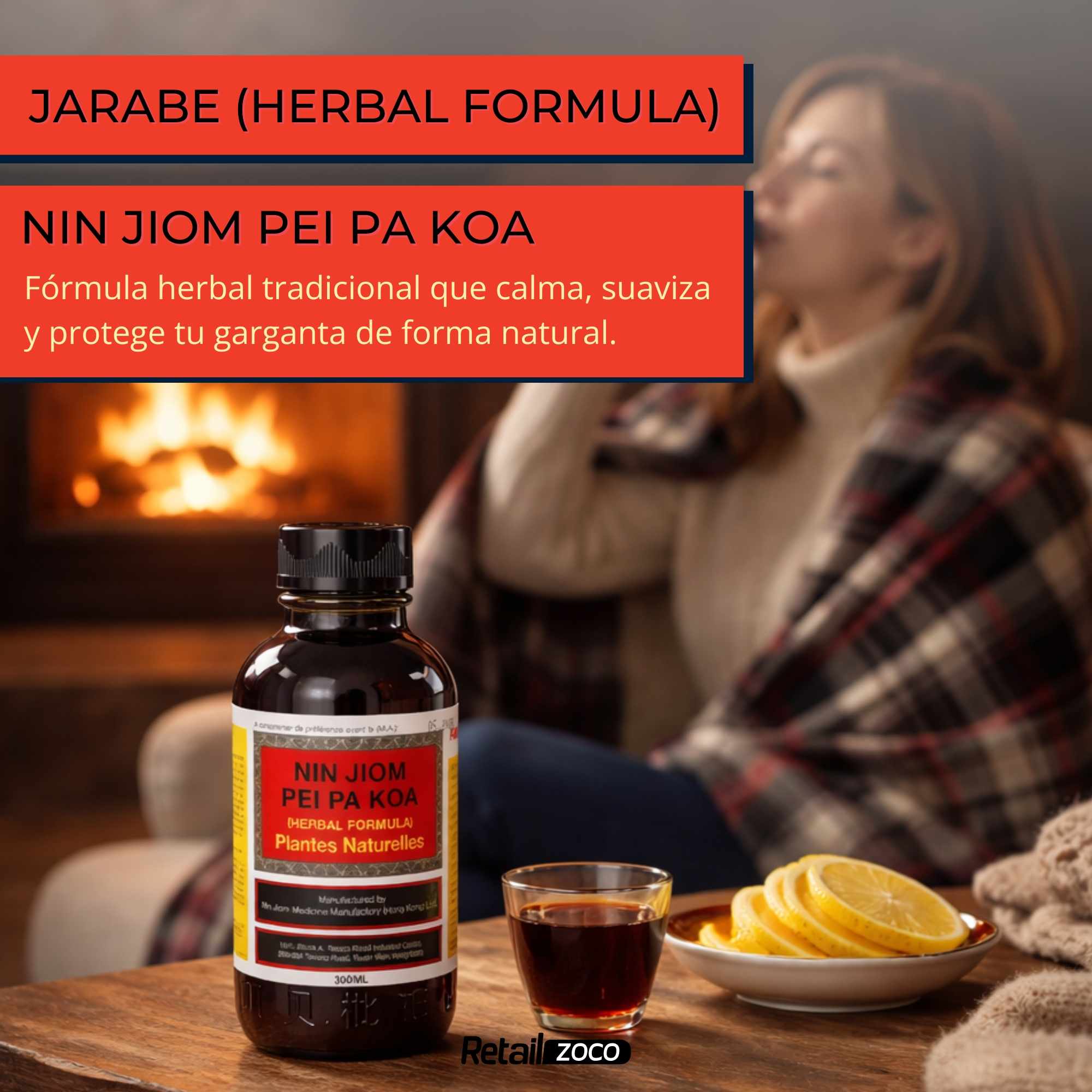 Nin Jiom Pei Pa Koa Jarabe de Hierbas 300 ml - imagen 2