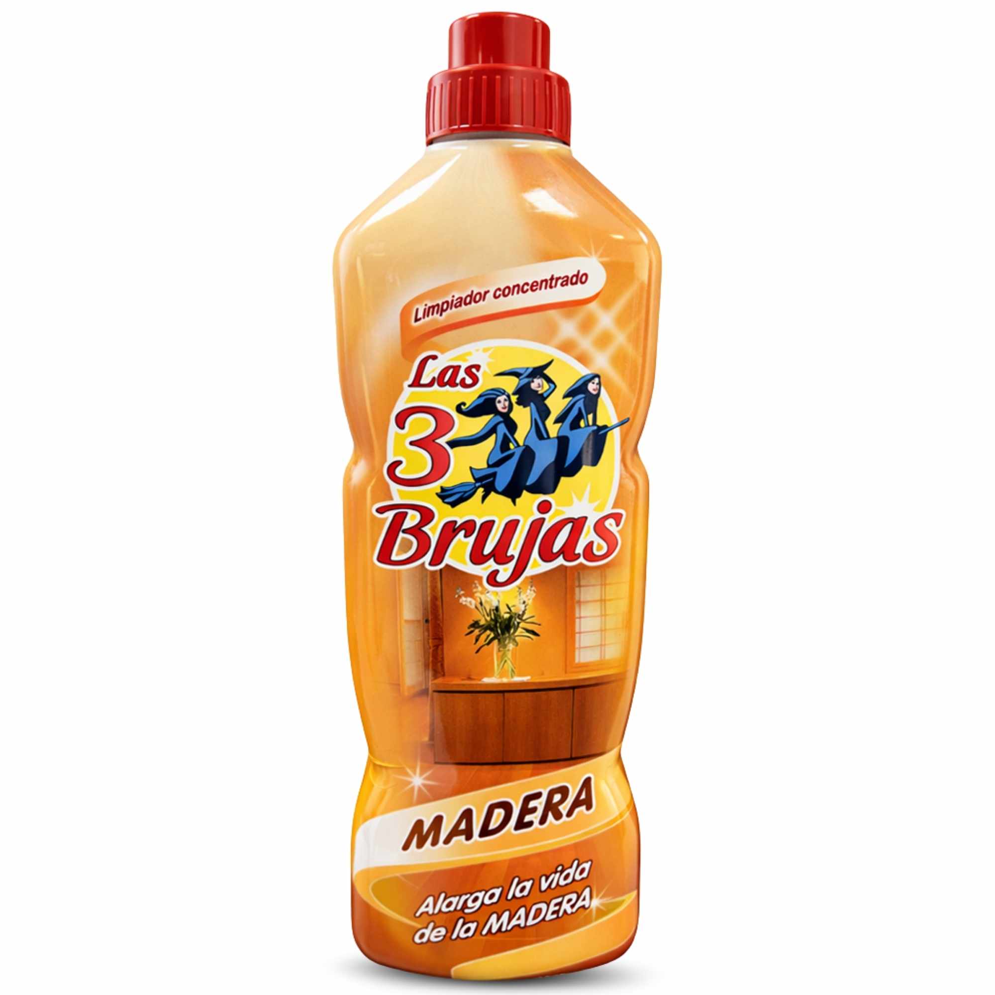Limpiador concentrado para madera Las 3 Brujas 1 Litro - imagen 1