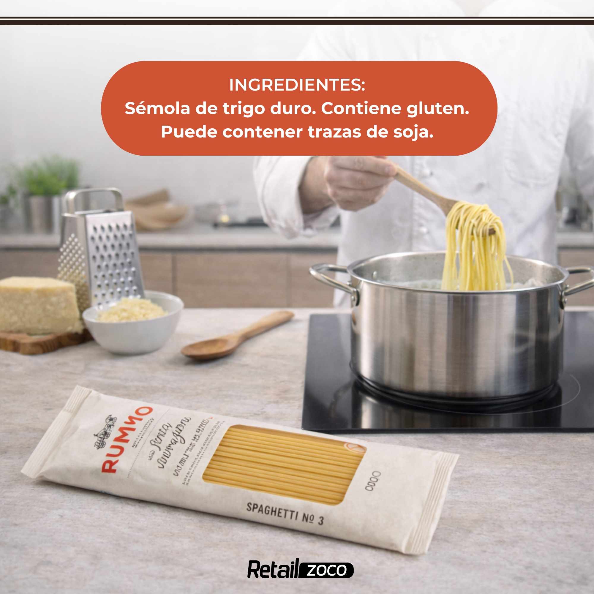 Spaghetti Rummo Nº3 de 500g - imagen 5