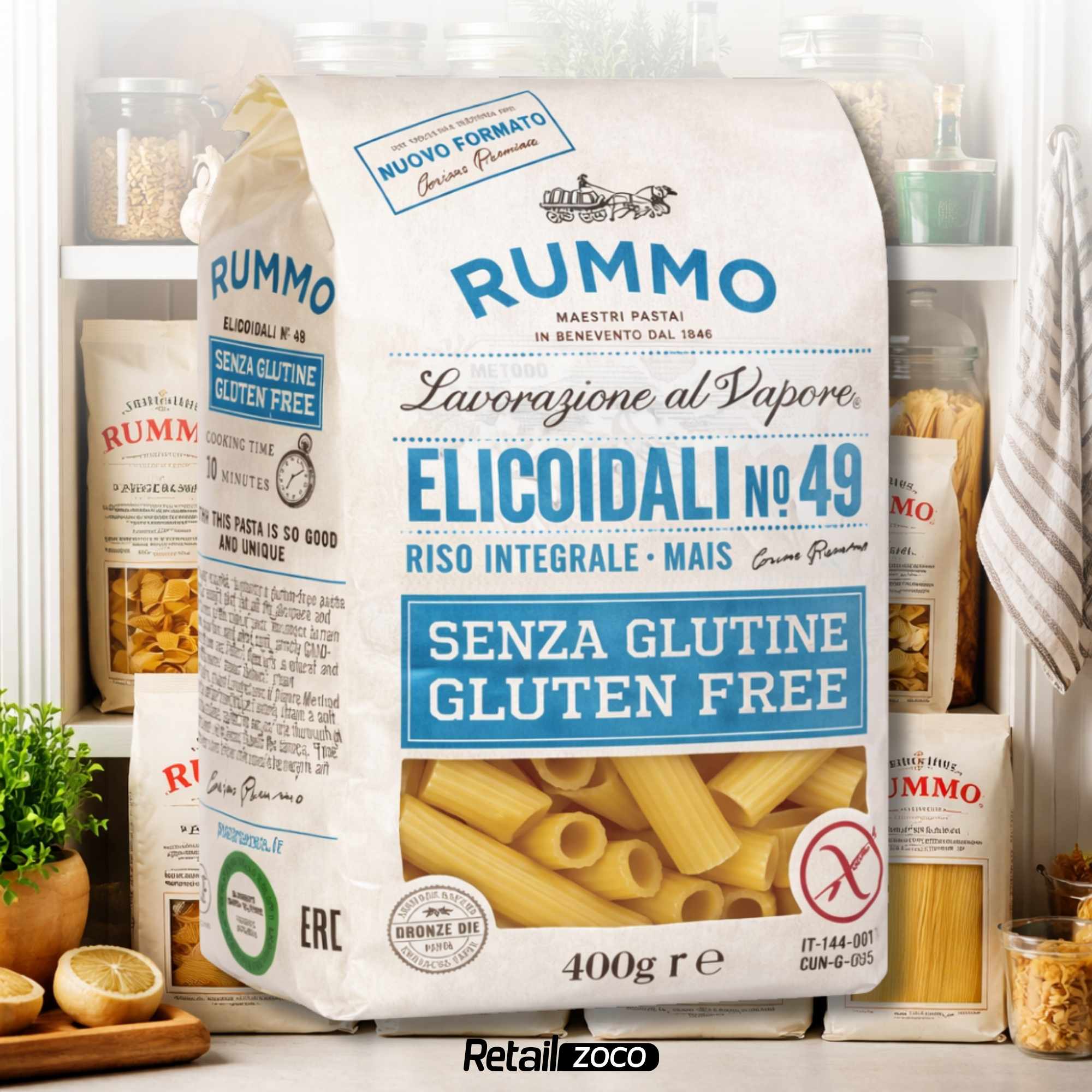Pasta Rummo Elicoidali SIN Gluten nº 49 de 400g - imagen 6