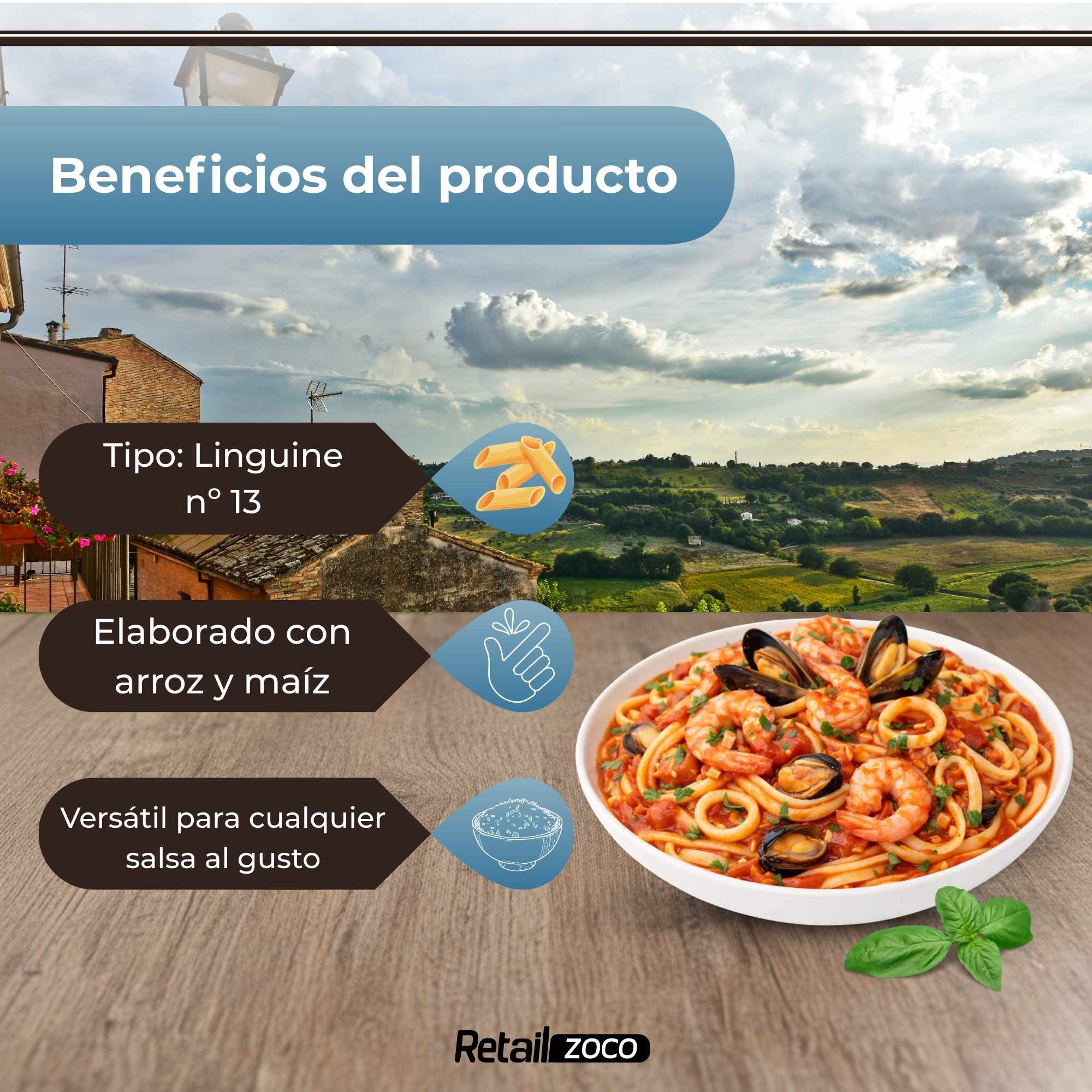 Linguine Rummo Nº13 SIN Gluten de 400g - imagen 3