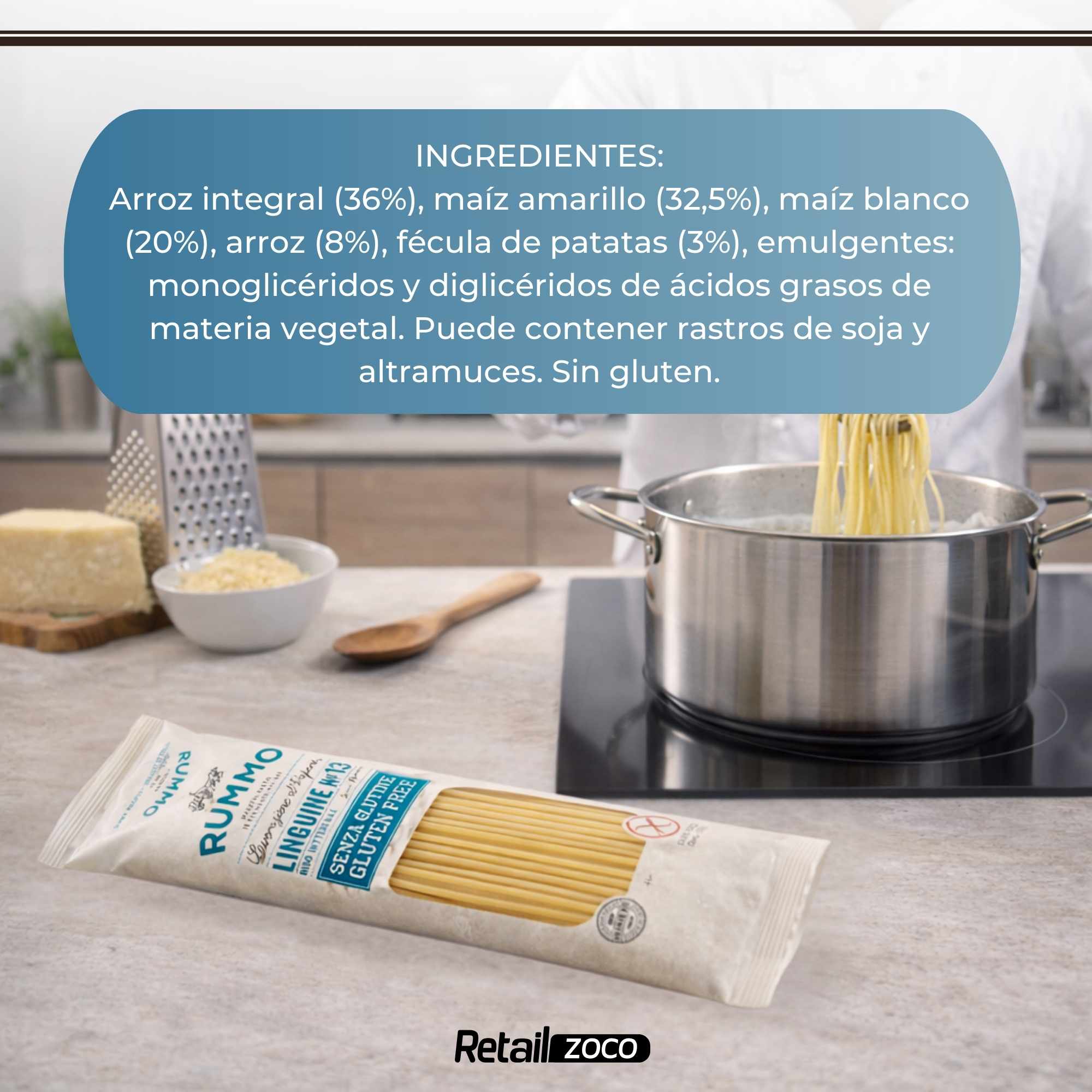 Linguine Rummo Nº13 SIN Gluten de 400g - imagen 5