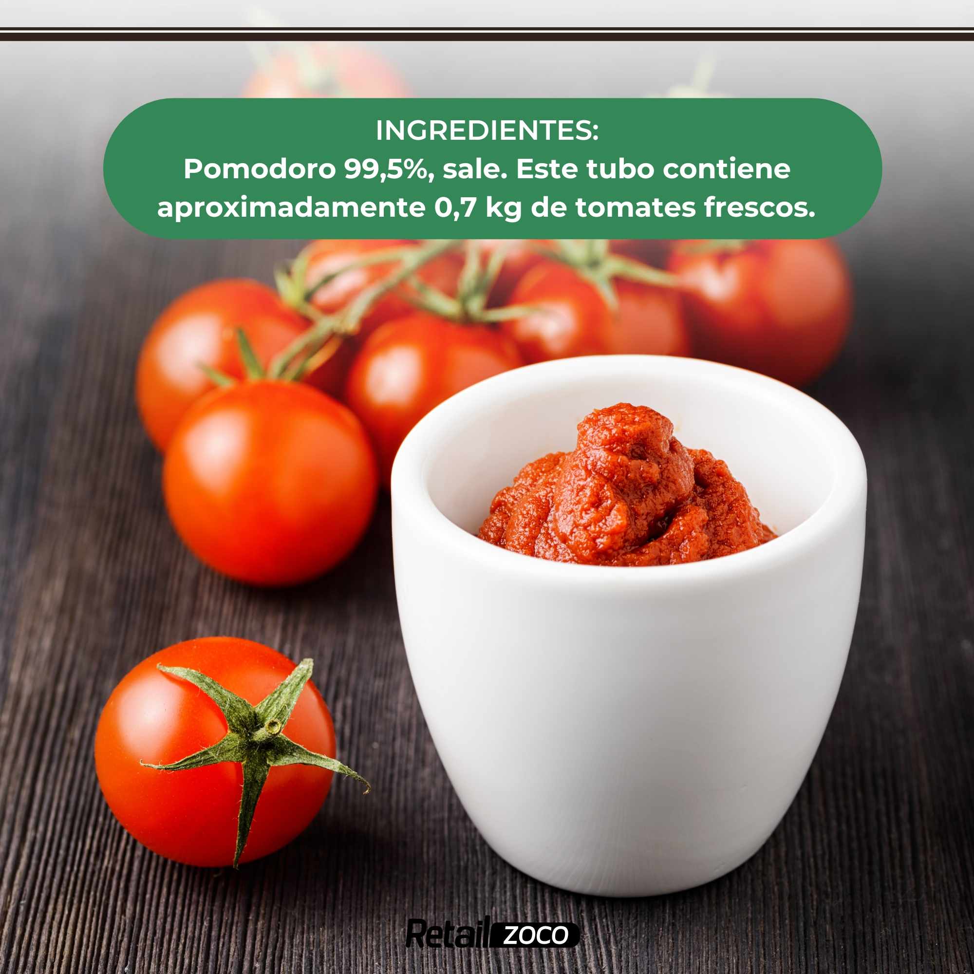 Concentrado de tomate doble Mutti 130 g - imagen 5