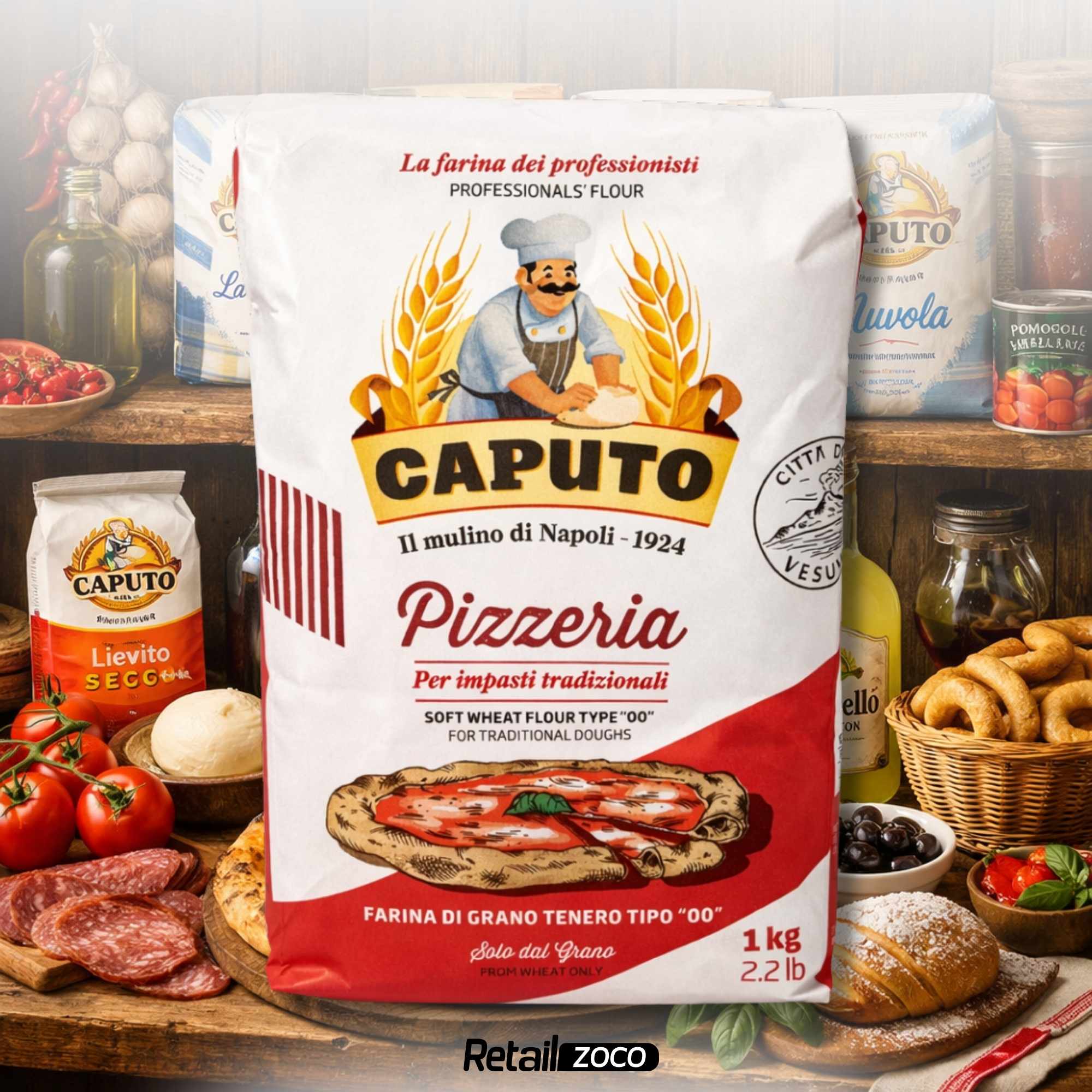 Harina Caputo Pizzeria tipo 00 1kg - imagen 6