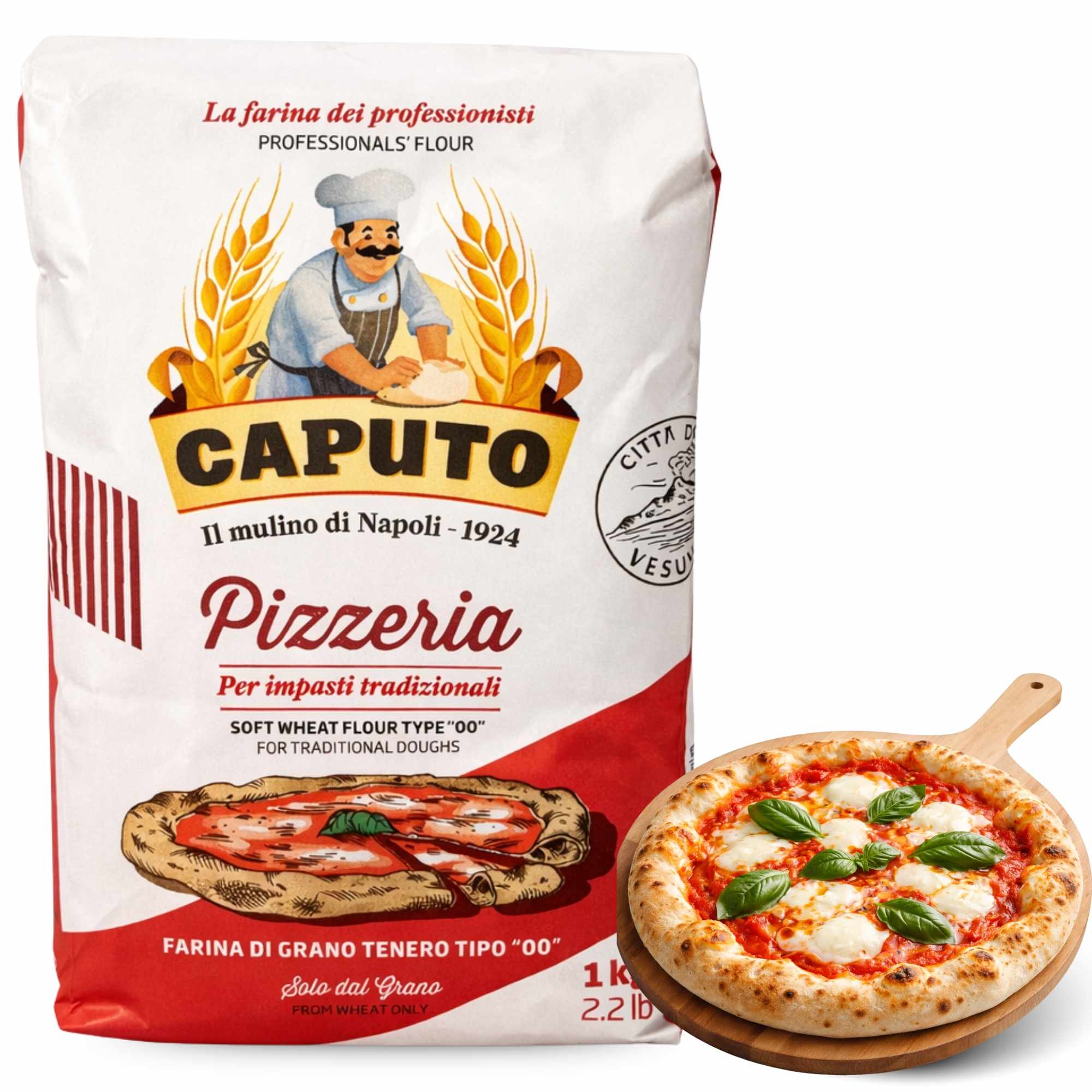 Harina Caputo Pizzeria tipo 00 1kg