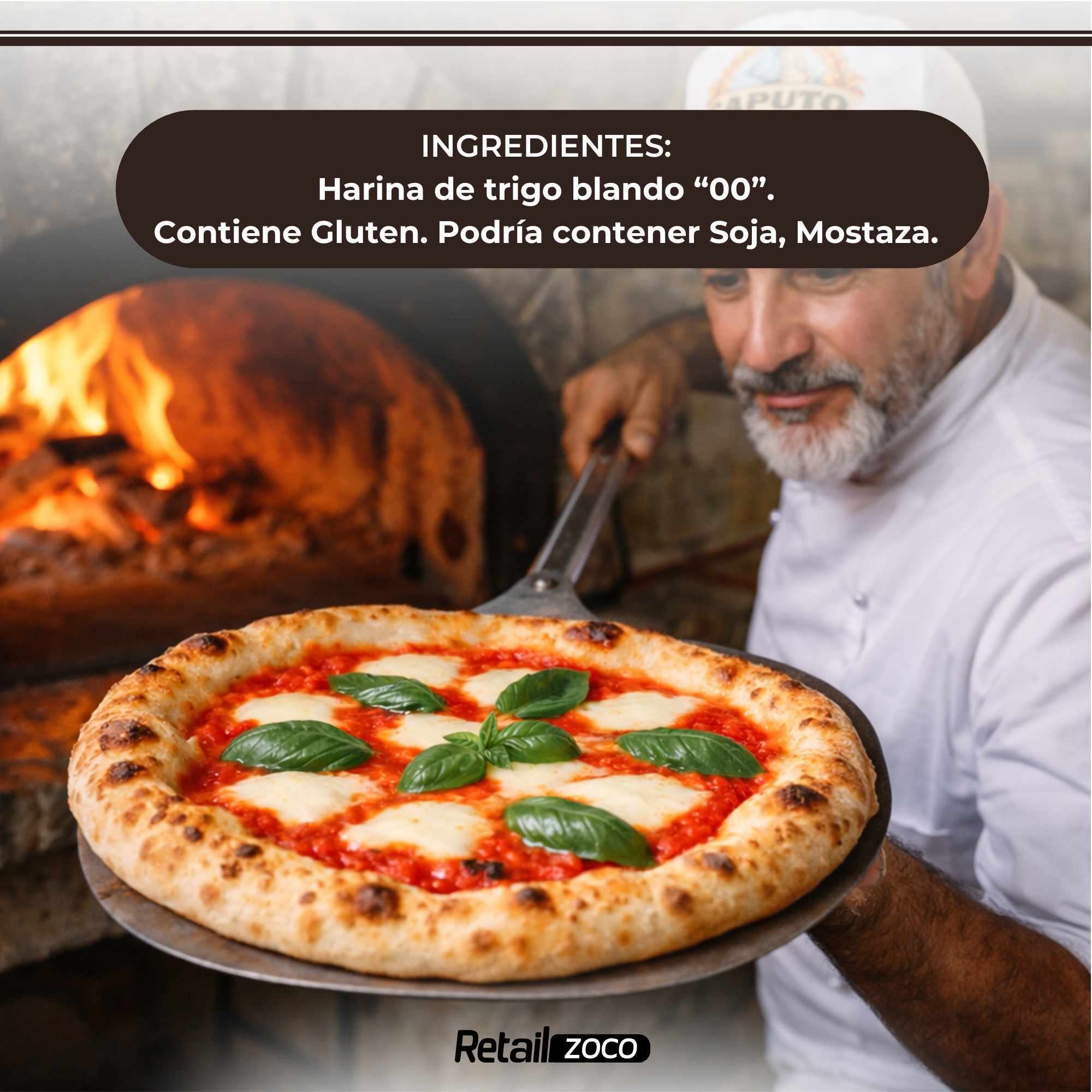 Harina Caputo Pizzeria tipo 00 1kg - imagen 5