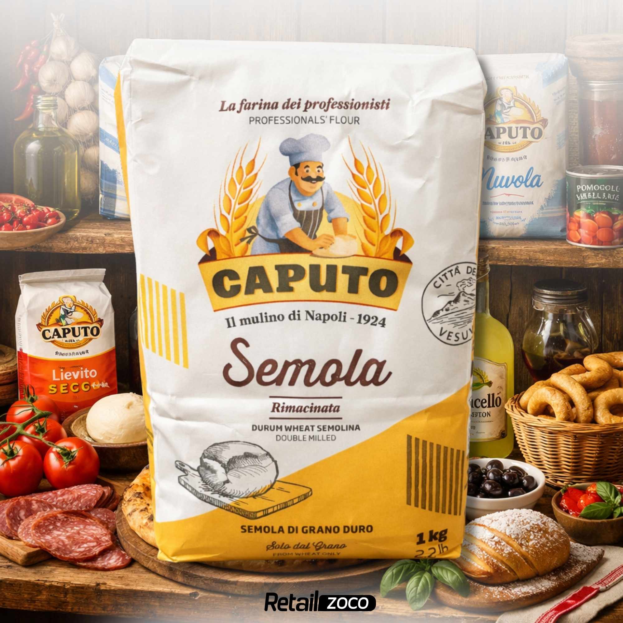Semola Caputo Rimacinata 1kg - imagen 6