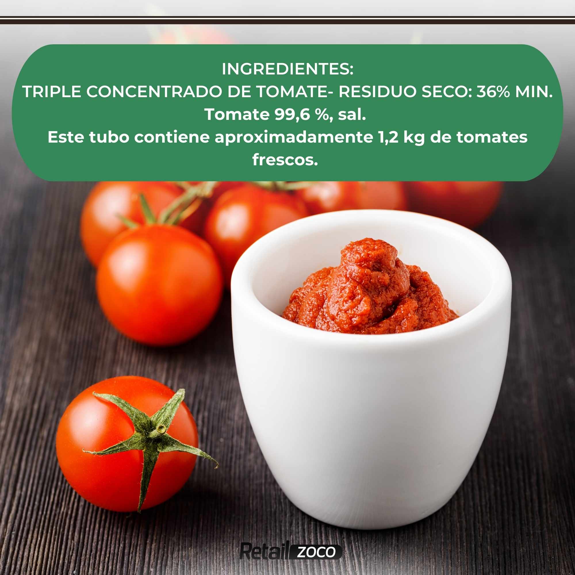 Concentrado de tomate Triple Mutti 185 g - imagen 5