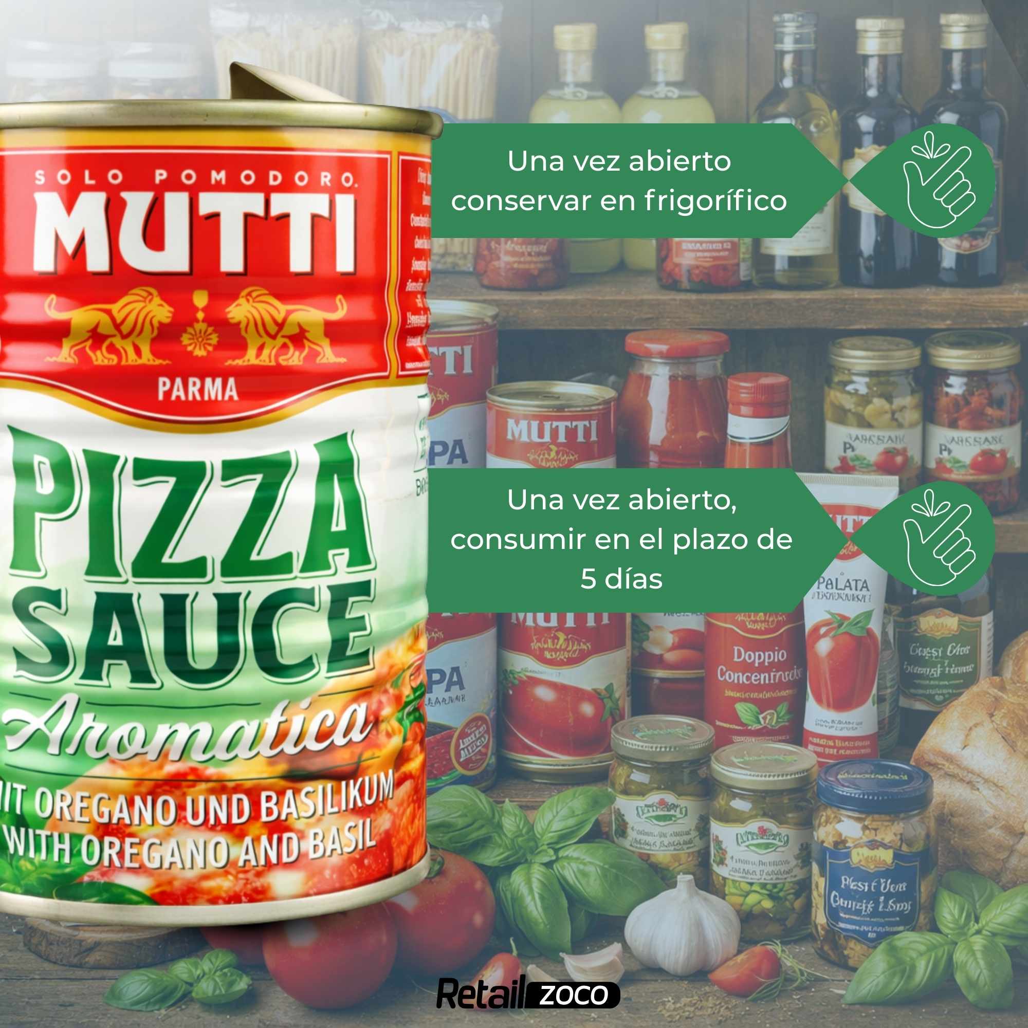 Salsa para Pizza Aromática 400g - imagen 6