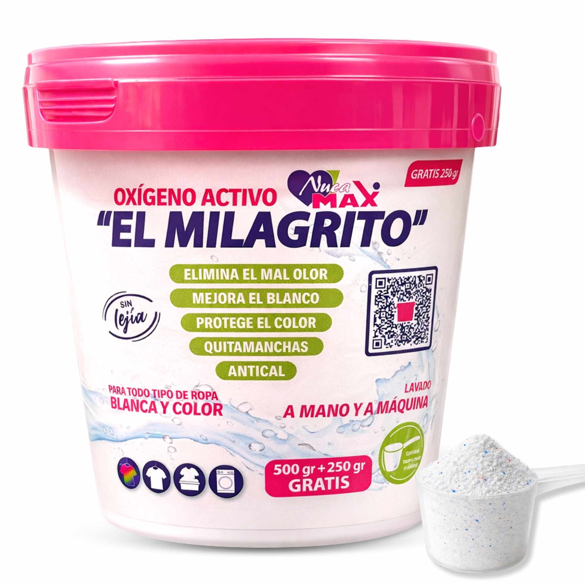 Oxígeno Activo en polvo El Milagrito 750 gr