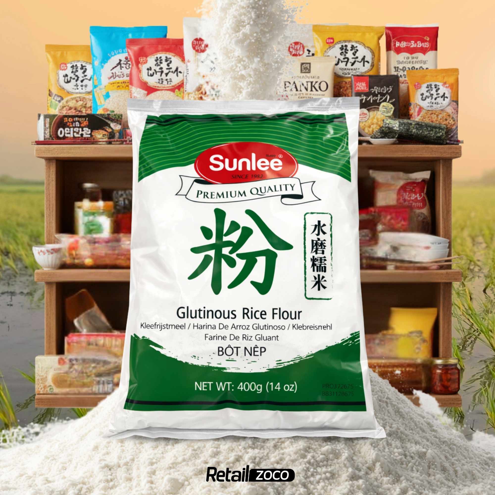 Harina de Arroz Glutinoso 400 g - imagen 6
