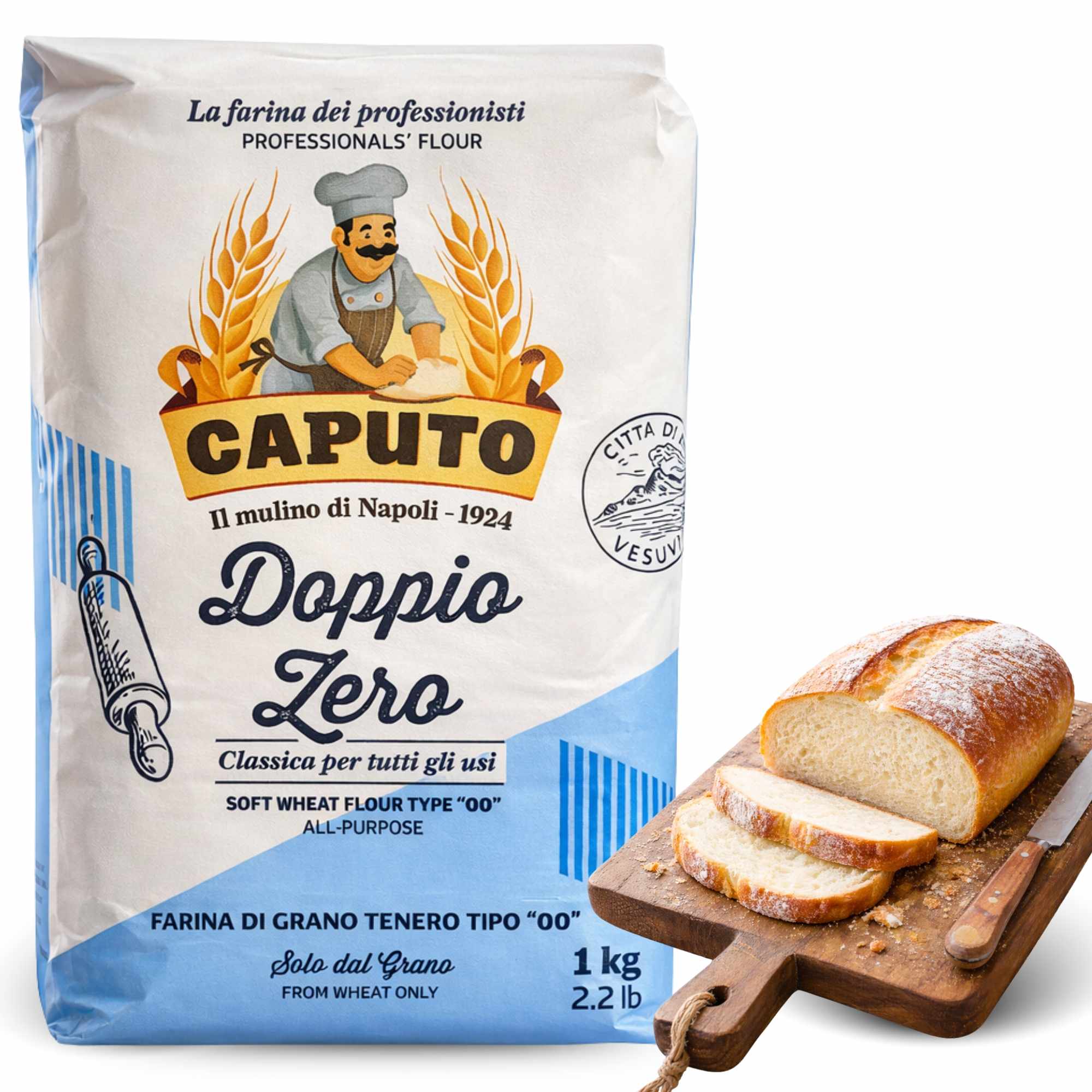 Harina Clásica Doppio Zero Caputo 1 kg