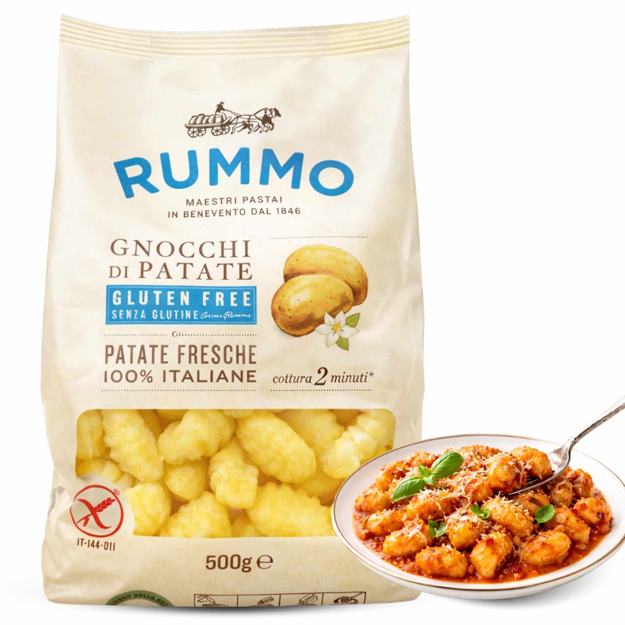 Gnocchi Rummo de Patatas SIN Gluten 500 gr