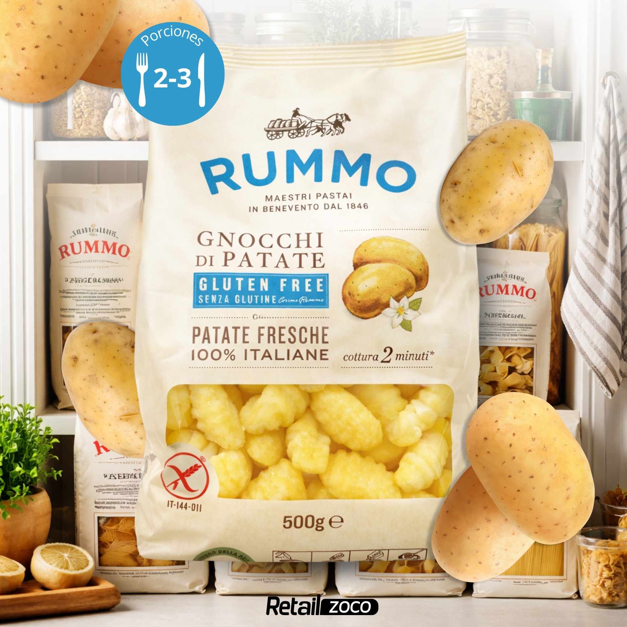 Gnocchi Rummo de Patatas SIN Gluten 500 gr - imagen 6