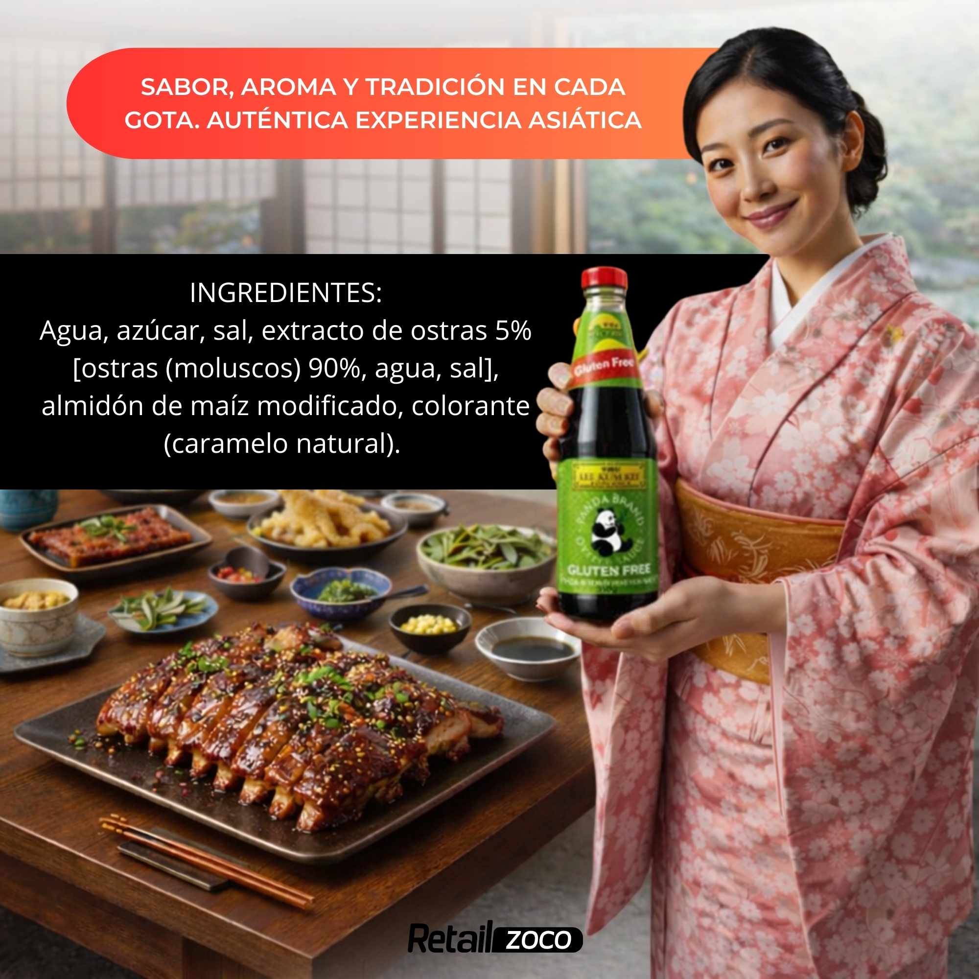 Salsa de Ostras Lee Kum Kee Panda 510 g - imagen 5
