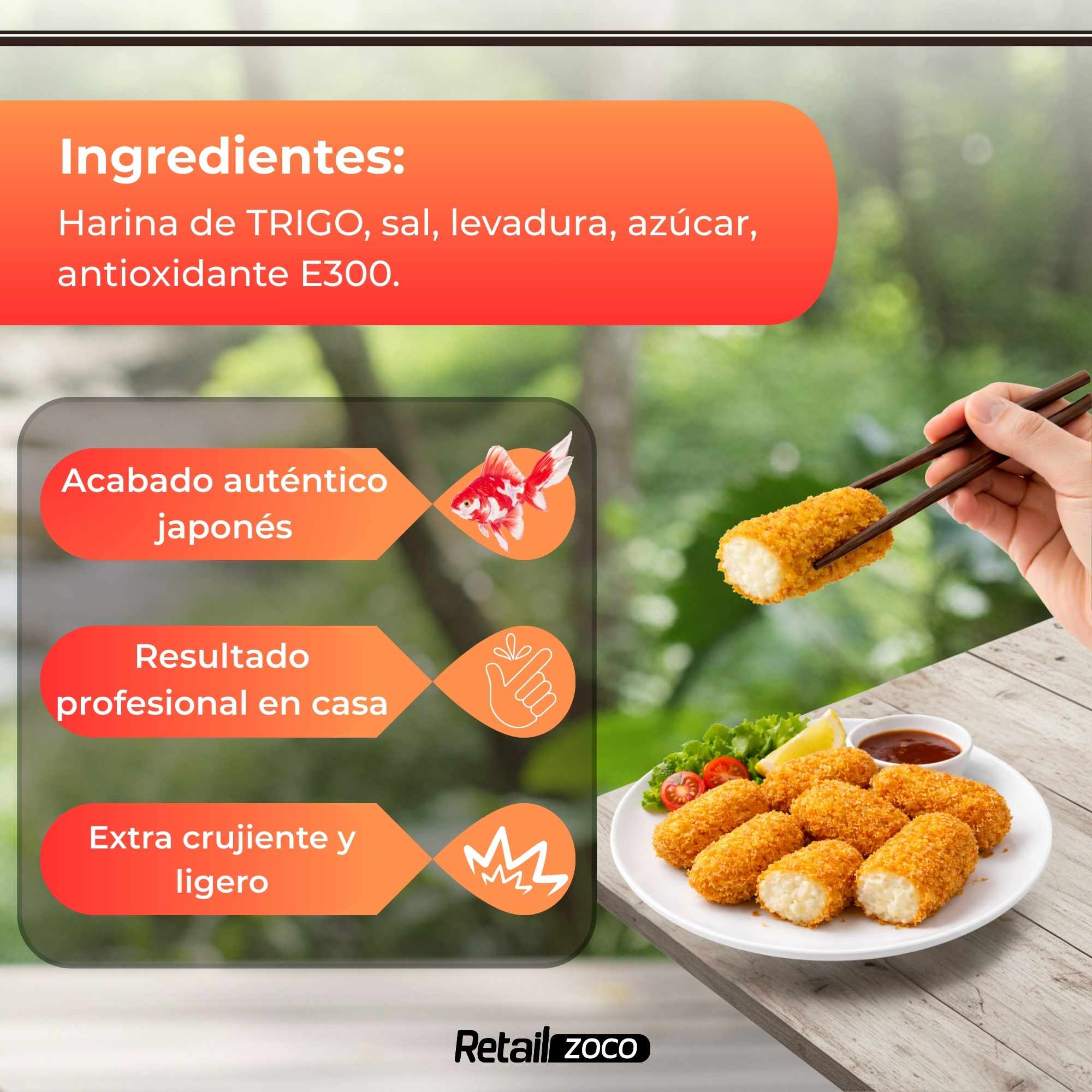 Panko Pan rallado 1 Kg - imagen 3